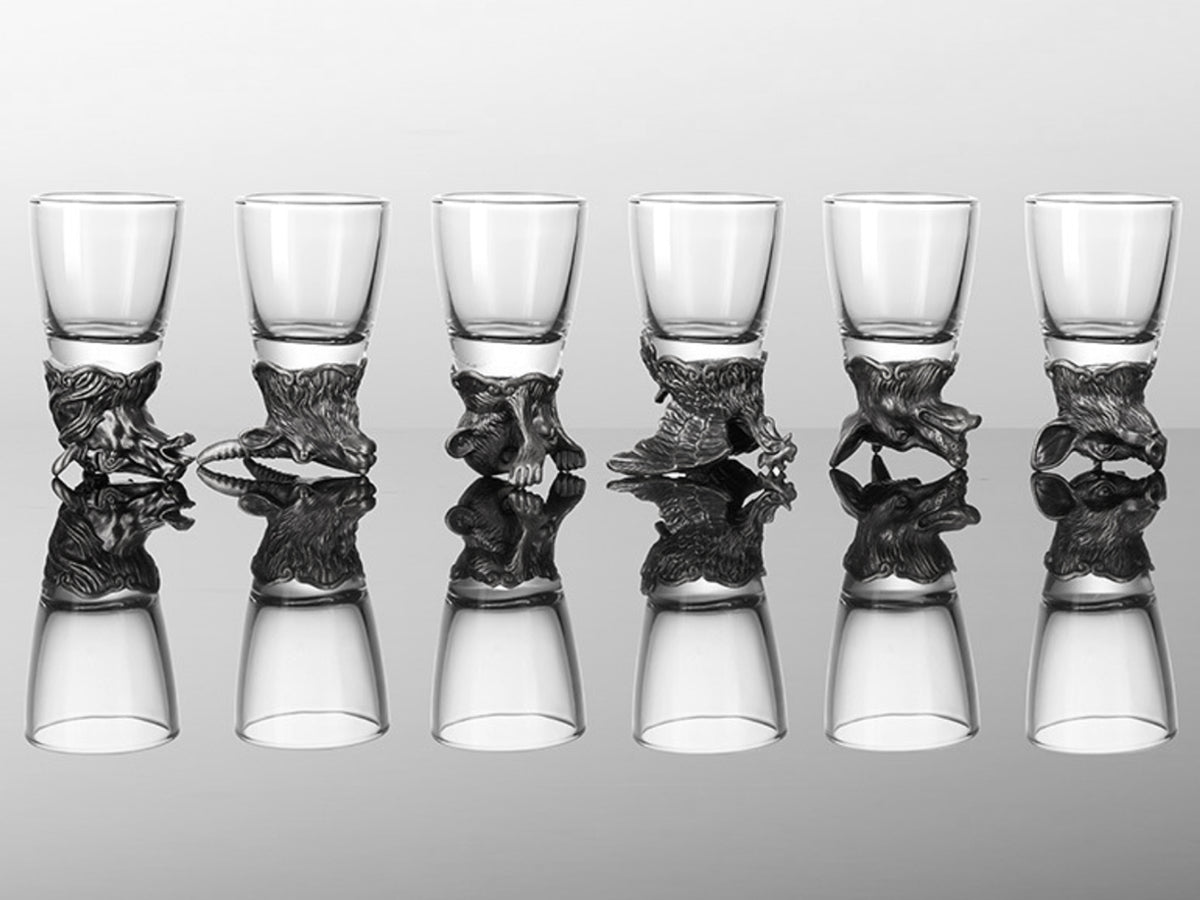 Zestaw 12 kieliszków 25ml z dzbankiem 250ml z możliwością personalizacji grawerem
