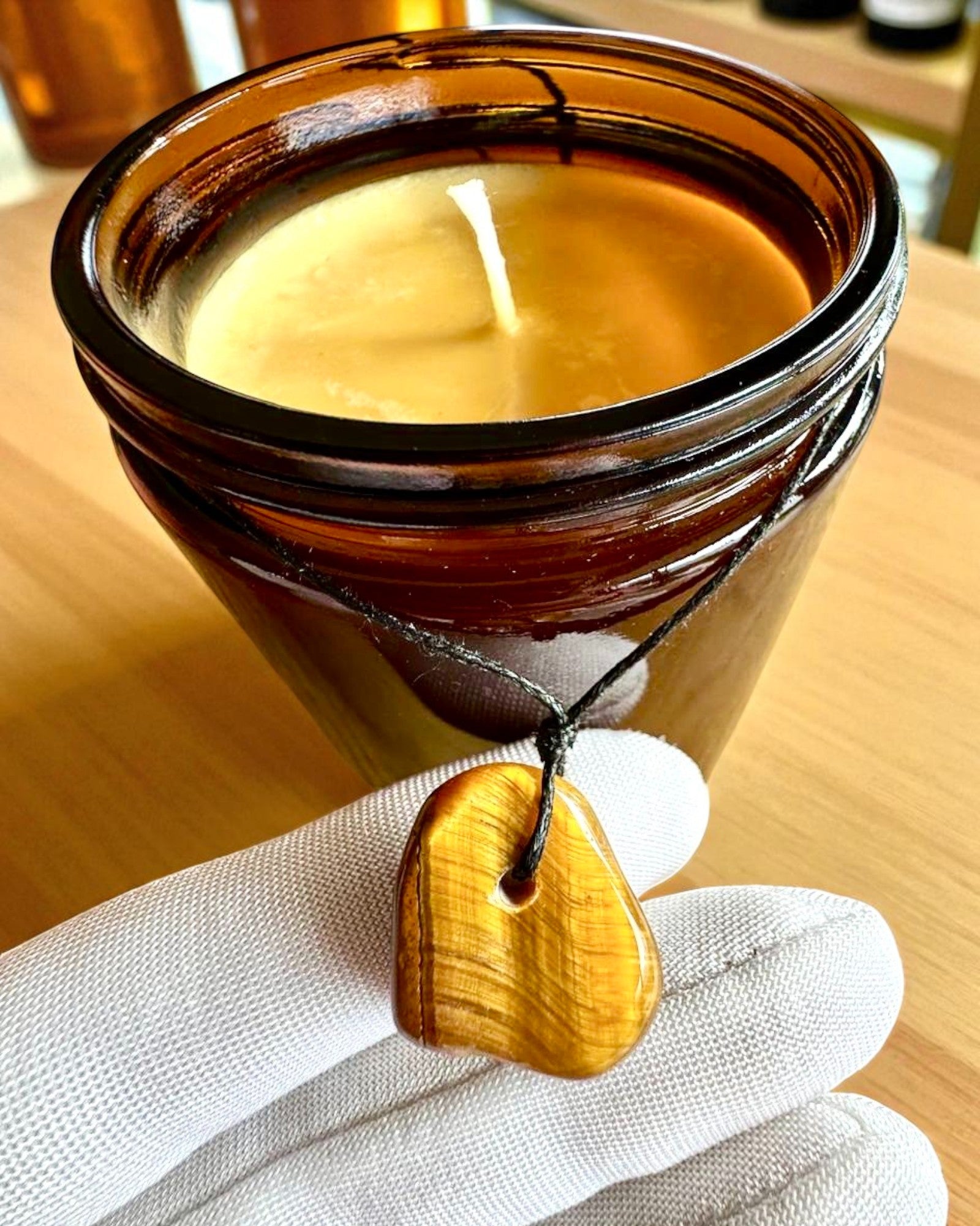 Κερί πρόθεσης Τίγρης Δύναμη – Αυτοπεποίθηση και ευημερία, 250 ml, δυνατότητα εξατομίκευσης καπακιού για δώρο