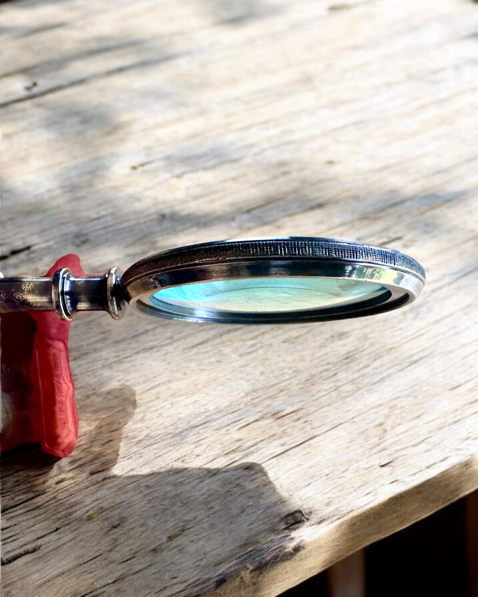 Ορειχάλκινος Μεγεθυντικός Φακός Navigator 1941 με Δερμάτινη Θήκη – Χειροποίητος, Premium, δυνατότητα εξατομίκευσης για δώρο