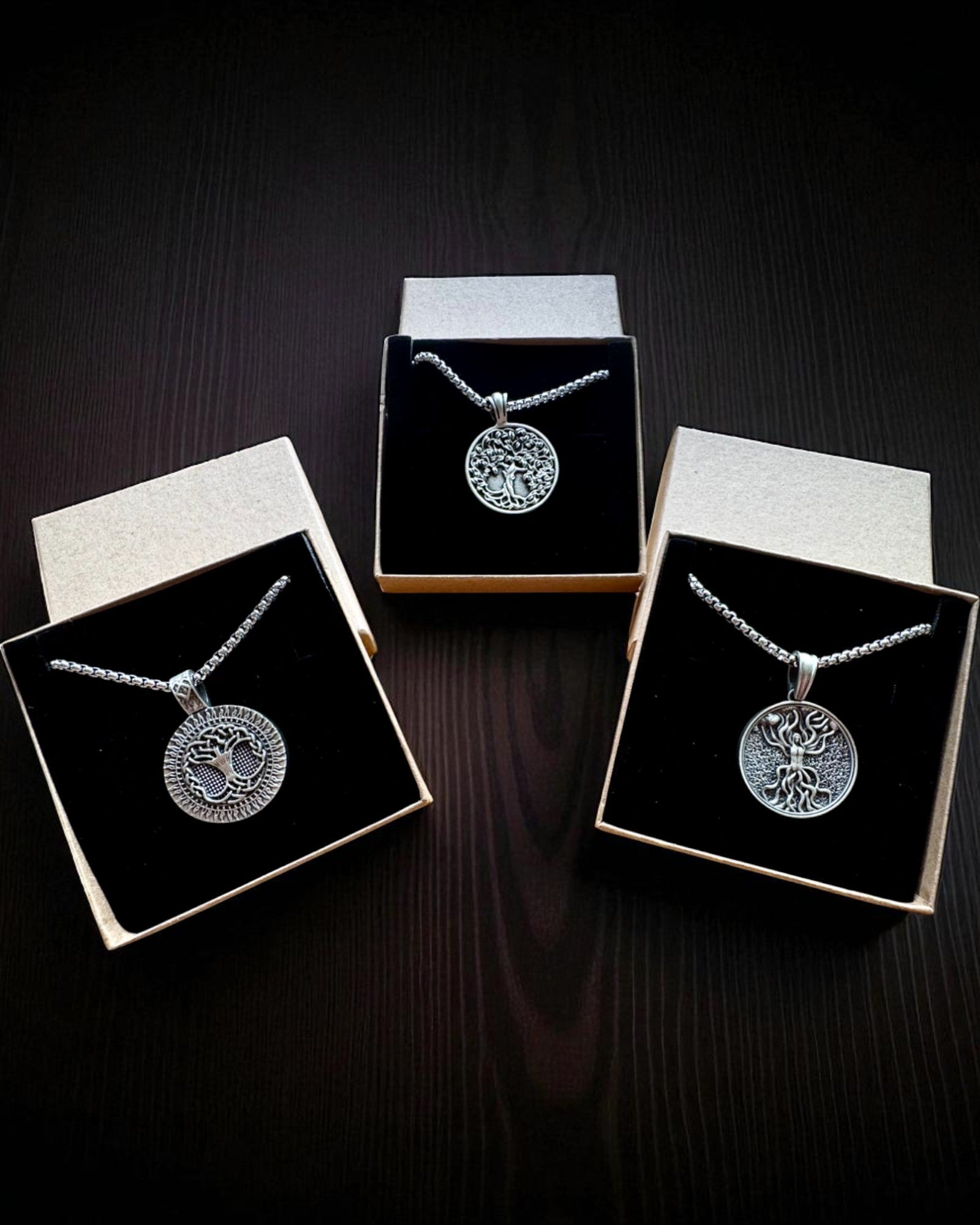 Φυλαχτό Δέντρο της Ζωής με Δυνατότητα Χαράγματος - κολιέ "Ζωντάνια της Φύσης", εξατομίκευση