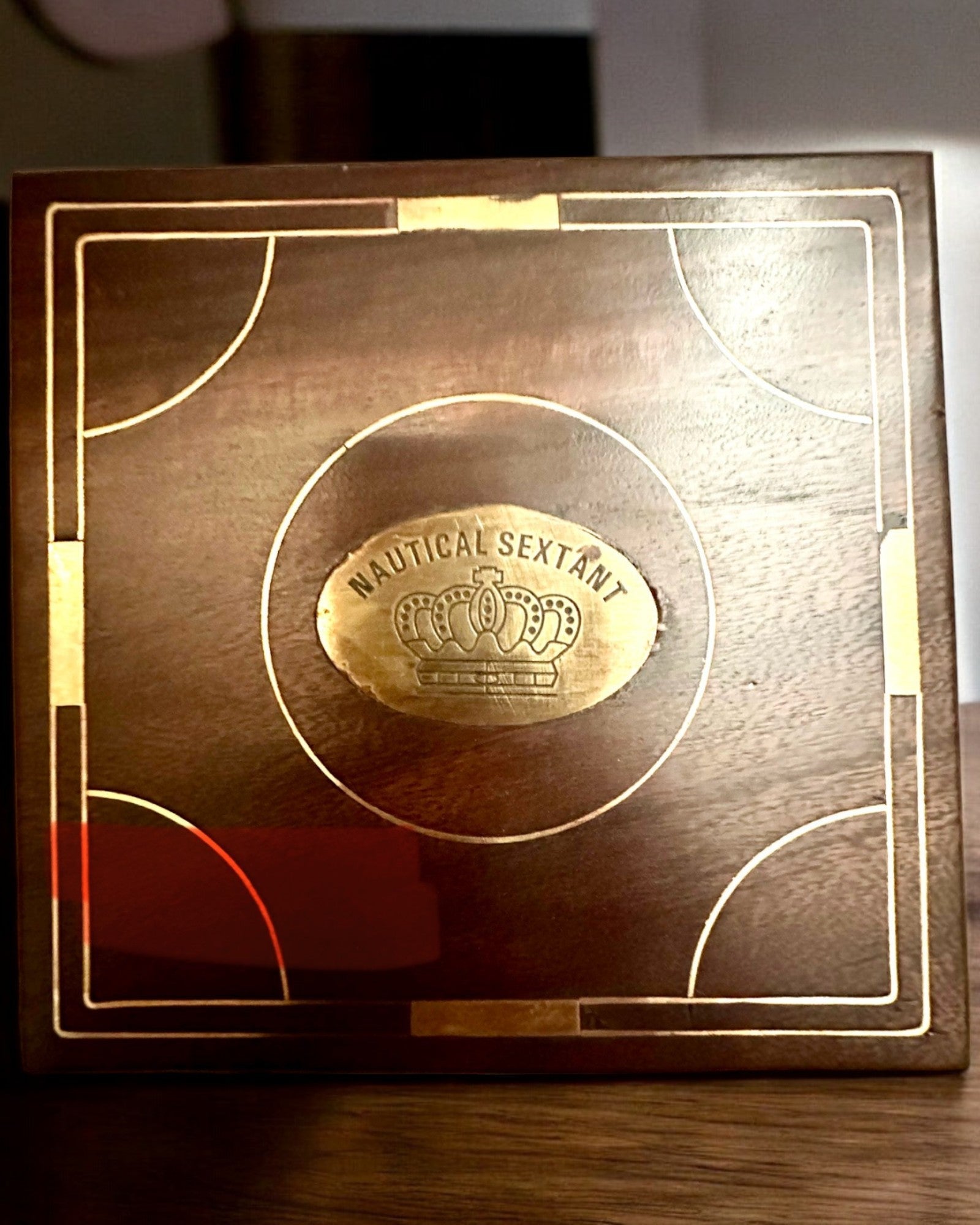 Μεγάλο Ξύλινο Κουτί για Σέξταντ ή premium πυξίδα "Mariner's Legacy" με Δυνατότητα Χάραξης