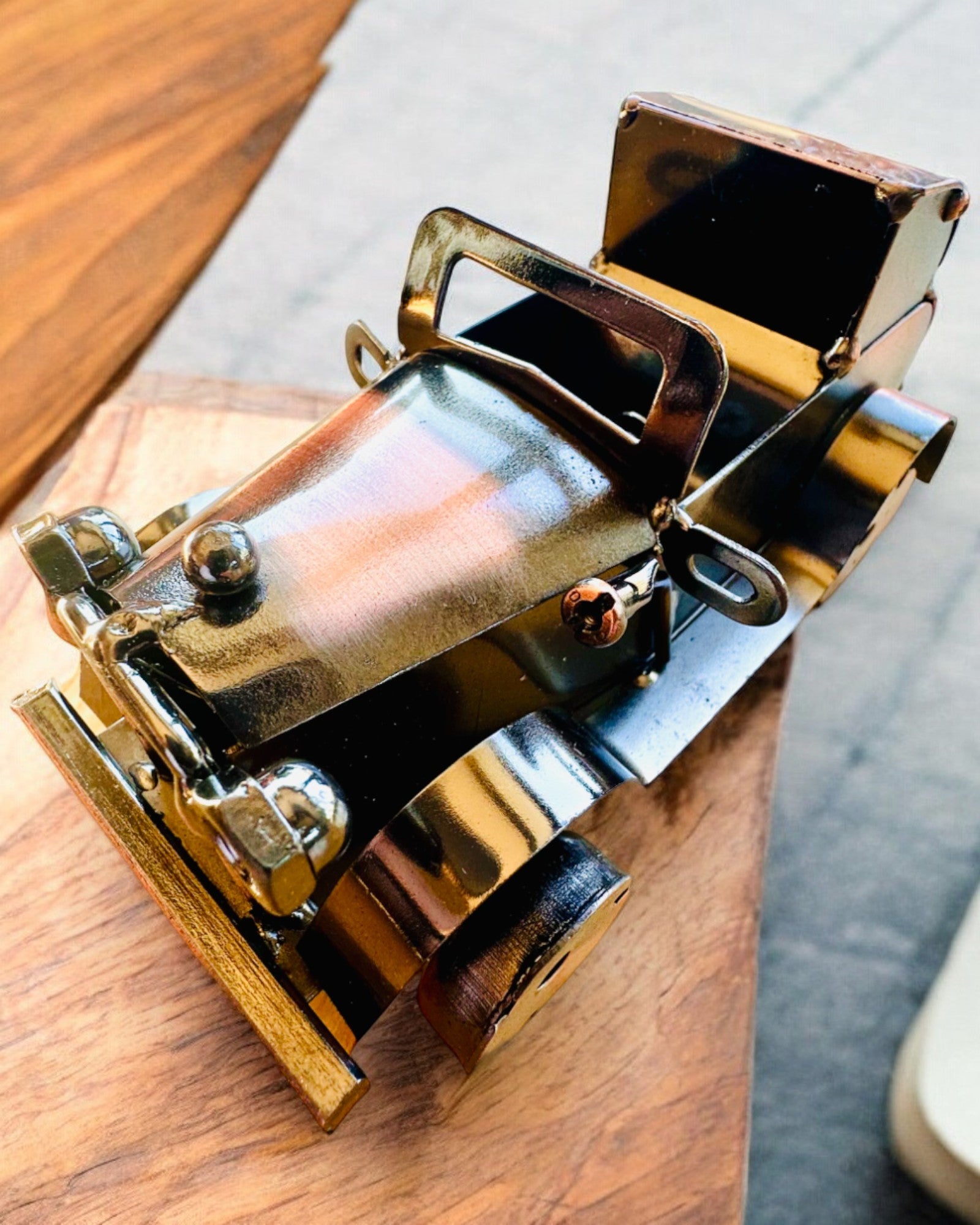 Ρετρό Κλασικό Αυτοκινητάκι, αυτοκίνητο, από Σίδερο - Συλλογή "Vintage Drive", μοντέλο αυτοκινήτου, εξατομίκευση με χάραξη για δώρο