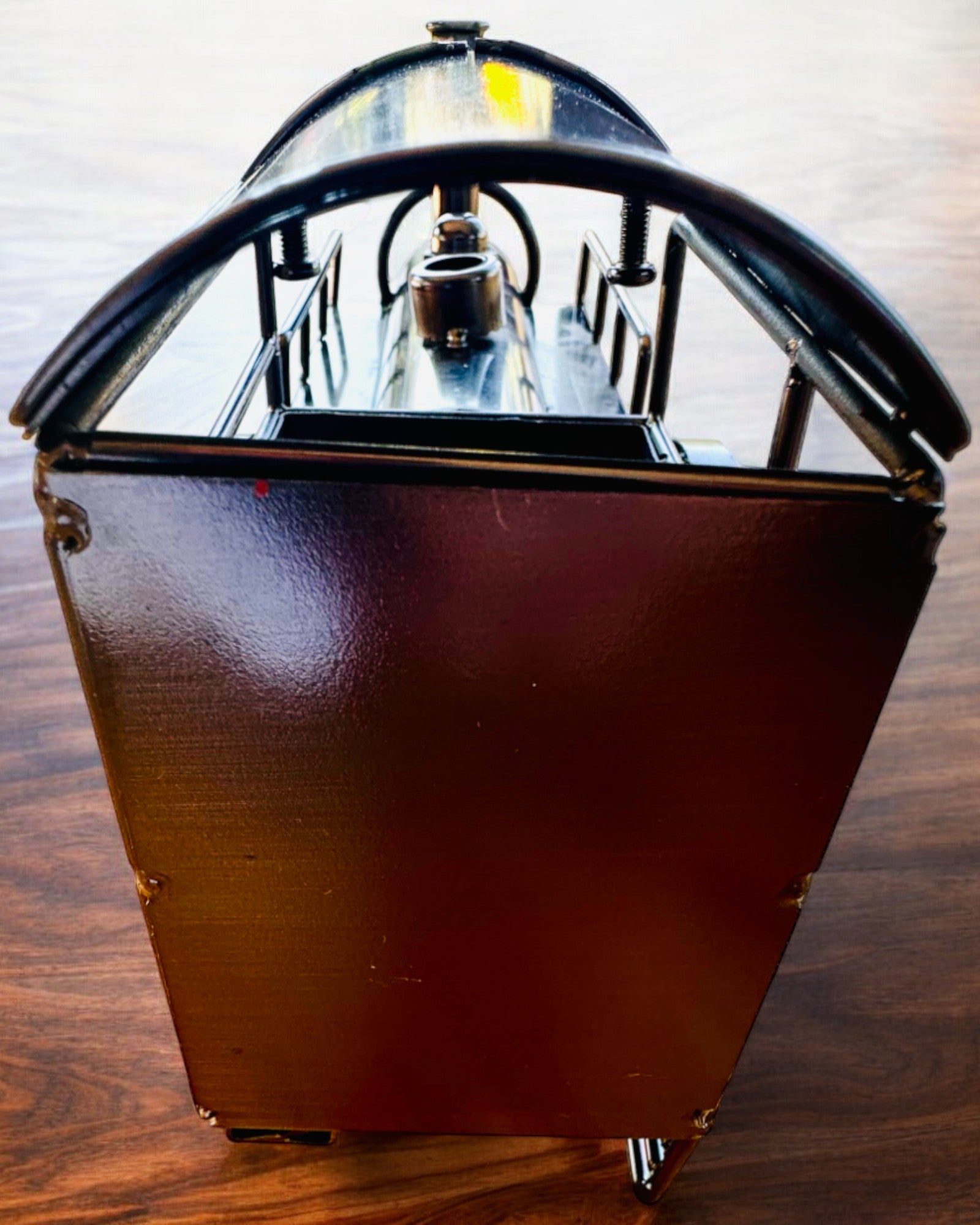 Λοκομοτίβα από σίδερο «Retro Express» – διακόσμηση, μοντέλο, χειροποίητη με δυνατότητα χάραξης για δώρο