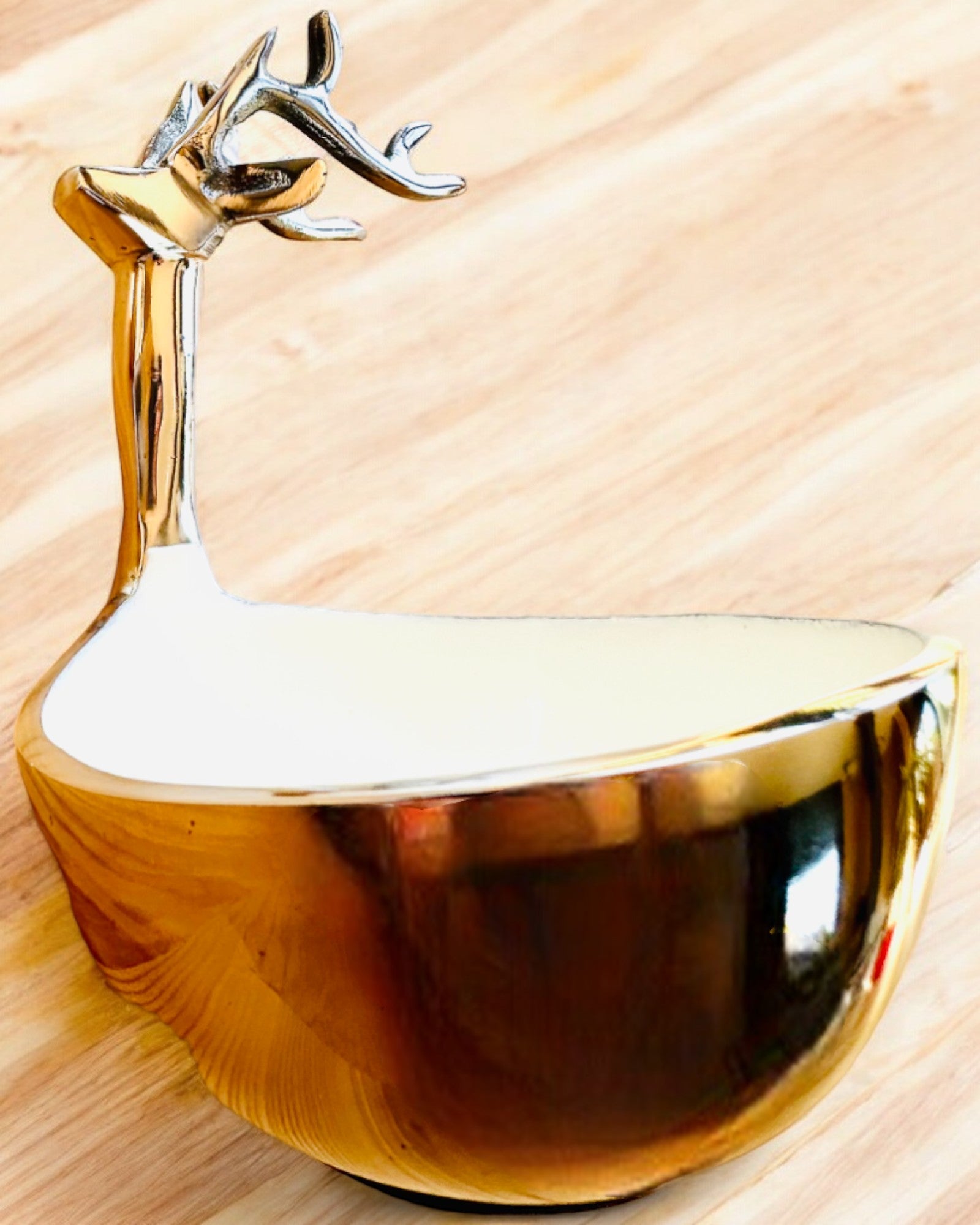 Κομψό μπολ Κερασφόρα Ομορφιά – Χειροποίητο από την Ινδία, εξατομίκευση με χάραξη