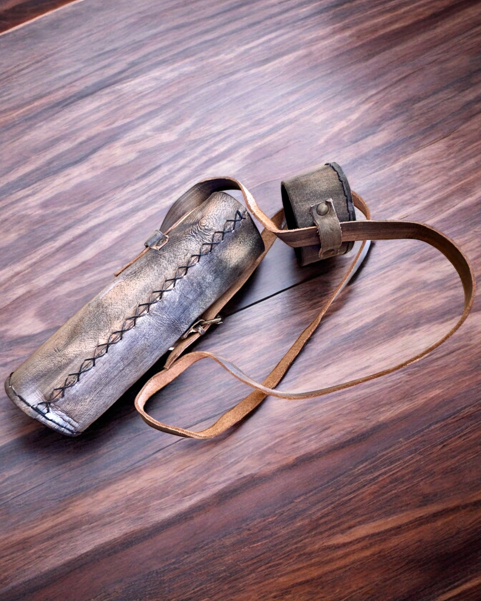 Πρίμιουμ Τηλεσκόπιο "Voyager" με Χαραγμένο Τηλεσκόπιο και Θήκη από Φυσικό Δέρμα, δυνατότητα εξατομίκευσης με χάραξη για δώρο