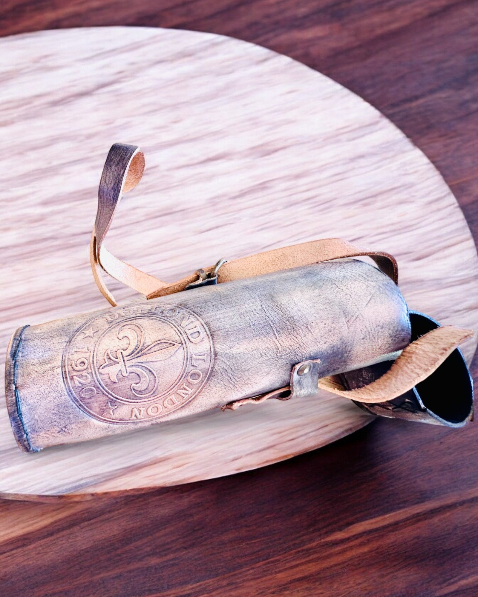 Πρίμιουμ Τηλεσκόπιο "Voyager" με Χαραγμένο Τηλεσκόπιο και Θήκη από Φυσικό Δέρμα, δυνατότητα εξατομίκευσης με χάραξη για δώρο