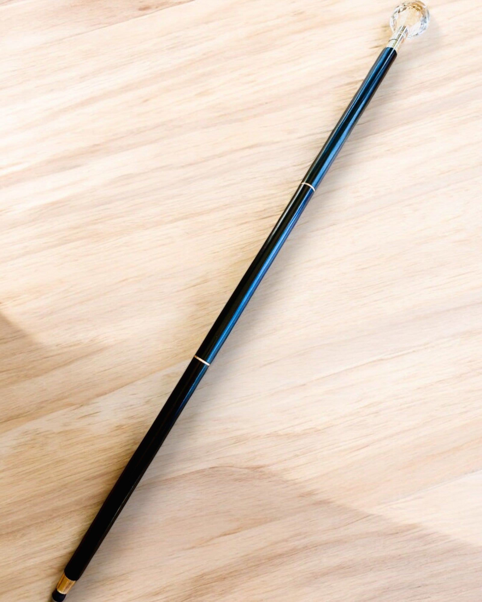 Μπαστούνι για περπάτημα "Λευκό Διαμάντι" - Ξύλινο Χειροποίητο, δυνατότητα χάραξης