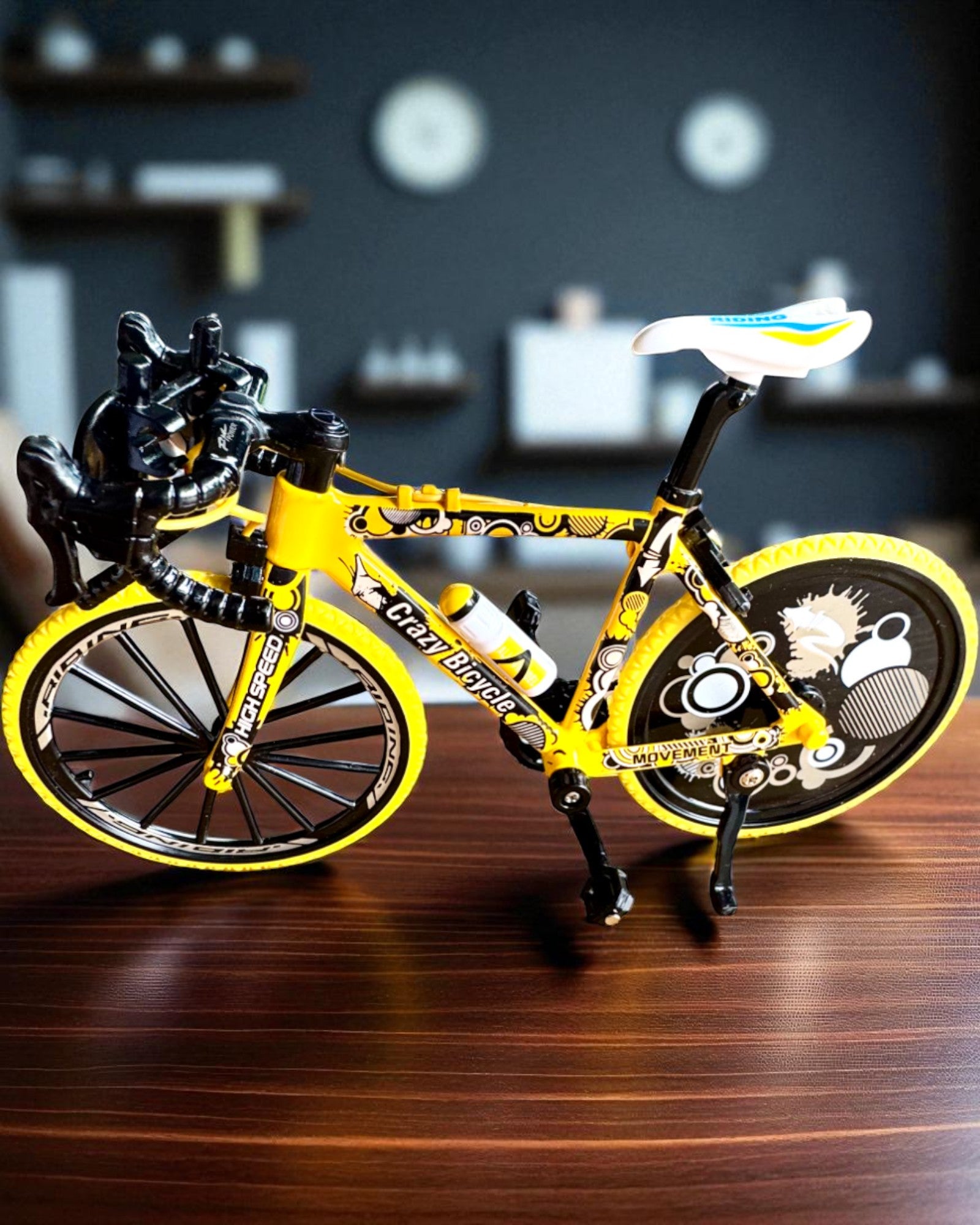 Miniaturowy Model metalowy Rower Kolekcjonerski "Speed Rider 1.2" – personalizacja grawerem na prezent, 2 warianty kolorystyczne