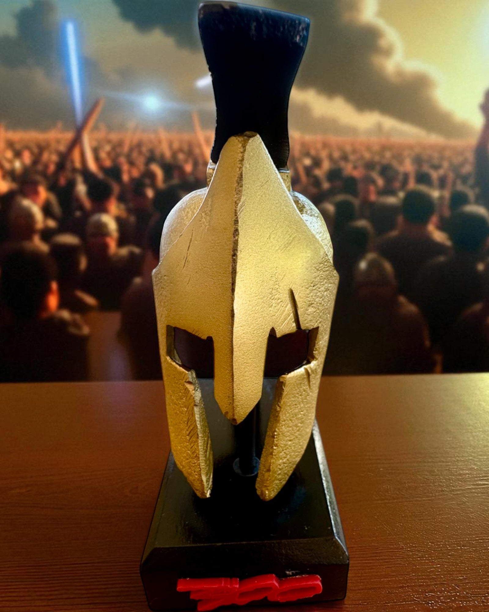 Κράνος Σπαρτιάτη Premium – χειροποίητο διακοσμητικό γλυπτό, δυνατότητα εξατομίκευσης με χάραξη για δώρο