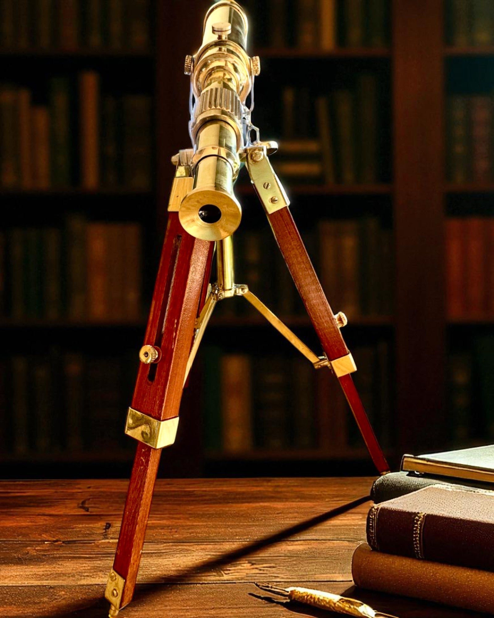 Ουράνιο Τηλεσκόπιο σε Ξύλινη Βάση 41 cm, δυνατότητα εξατομίκευσης με χάραξη για δώρο