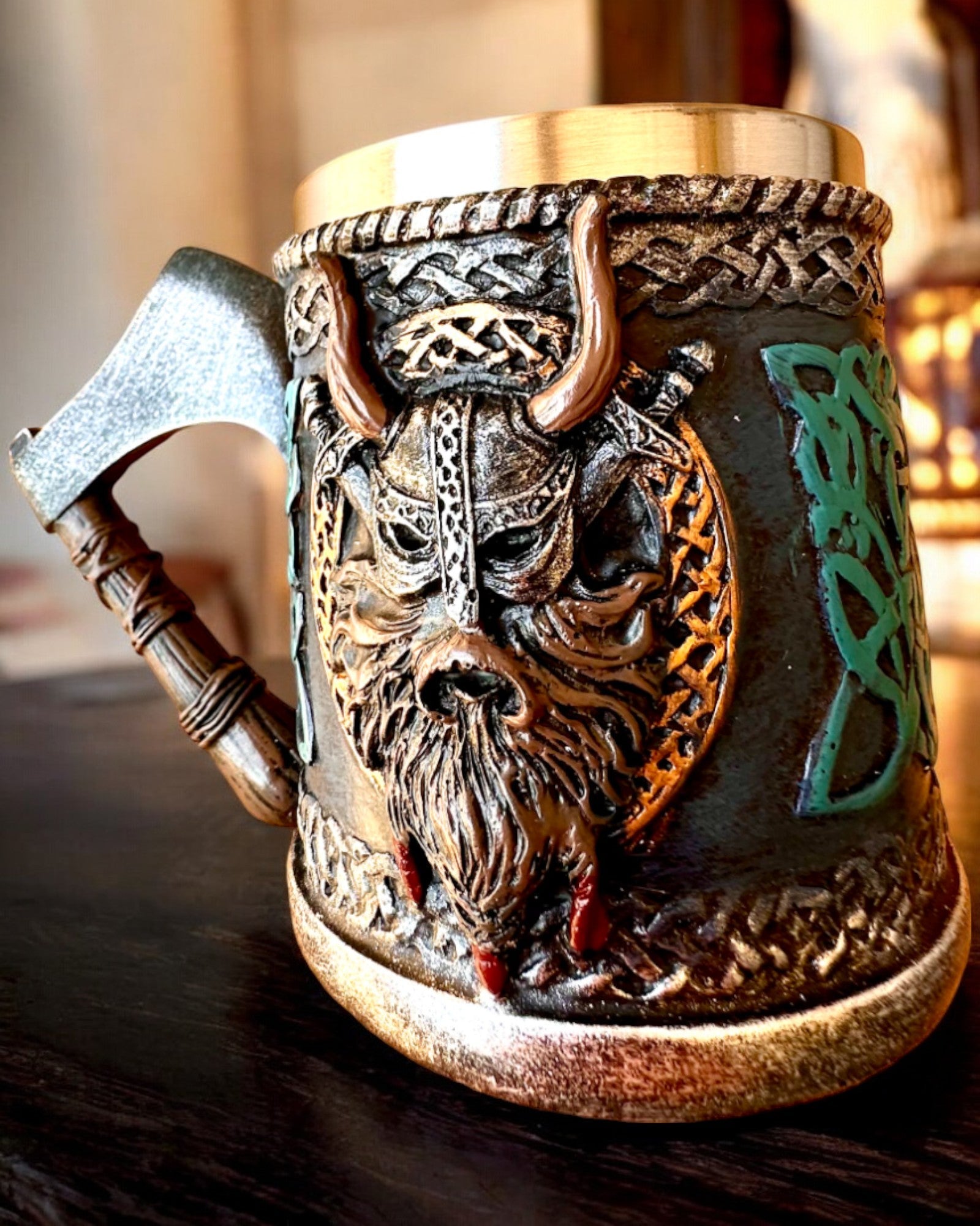 Κούπα Viking Ragnar's Horn - με Επιλογή Χαράγματος για δώρο, 250 ml