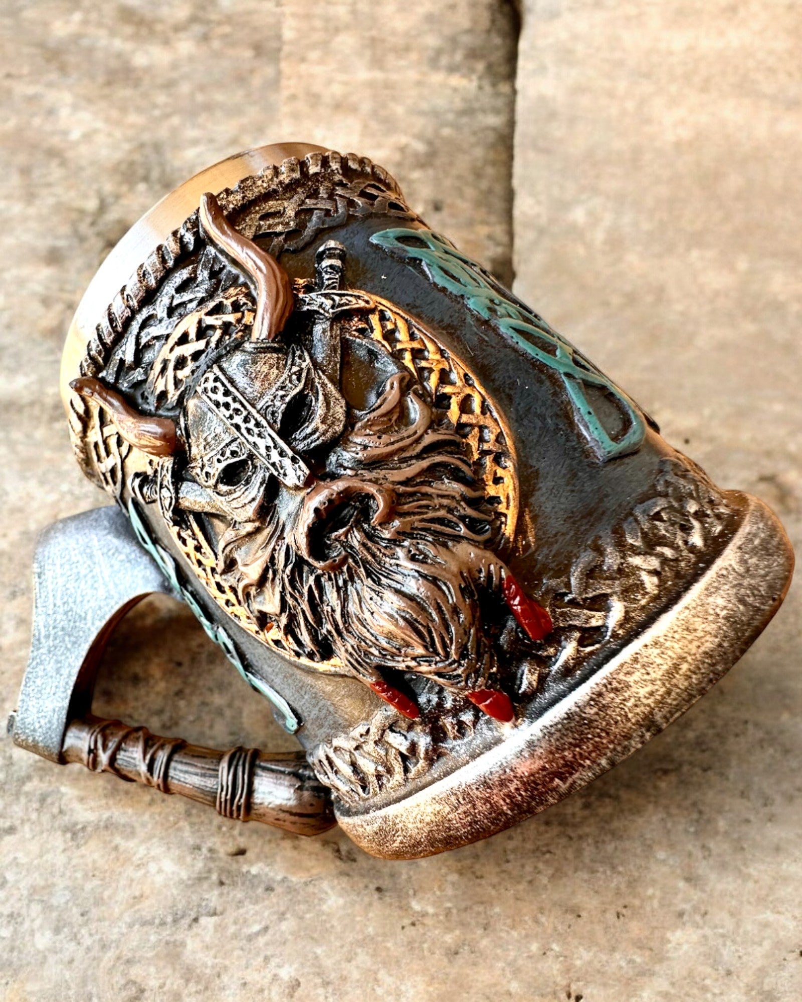 Κούπα Viking Ragnar's Horn - με Επιλογή Χαράγματος για δώρο, 250 ml