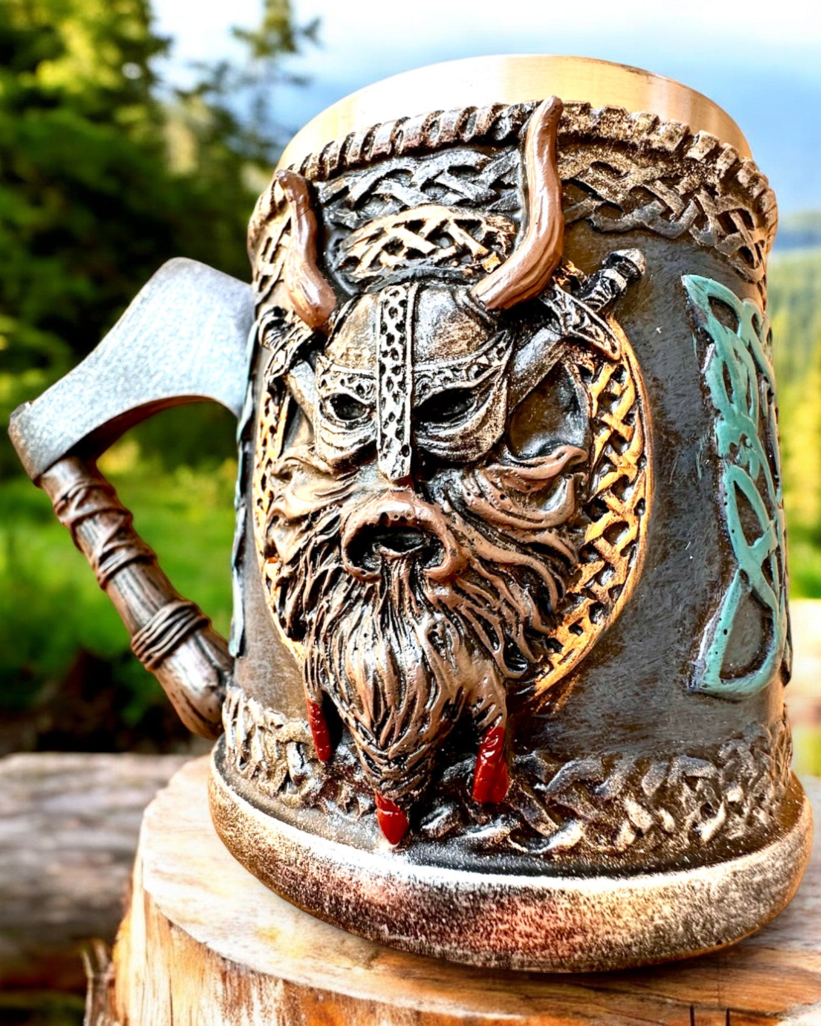 Κούπα Viking Ragnar's Horn - με Επιλογή Χαράγματος για δώρο, 250 ml