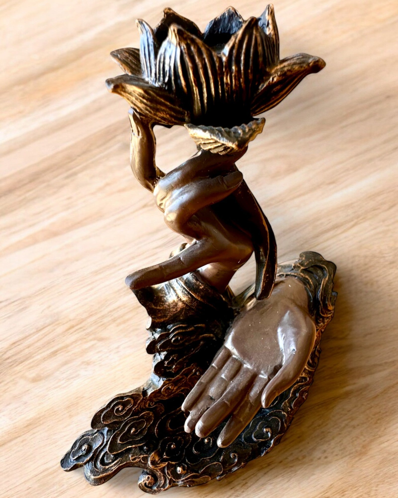 Μυστικό Χέρι, Θυμιατήρι, βάση για θυμίαμα με Ροή, δυνατότητα εξατομίκευσης με χάραξη για δώρο