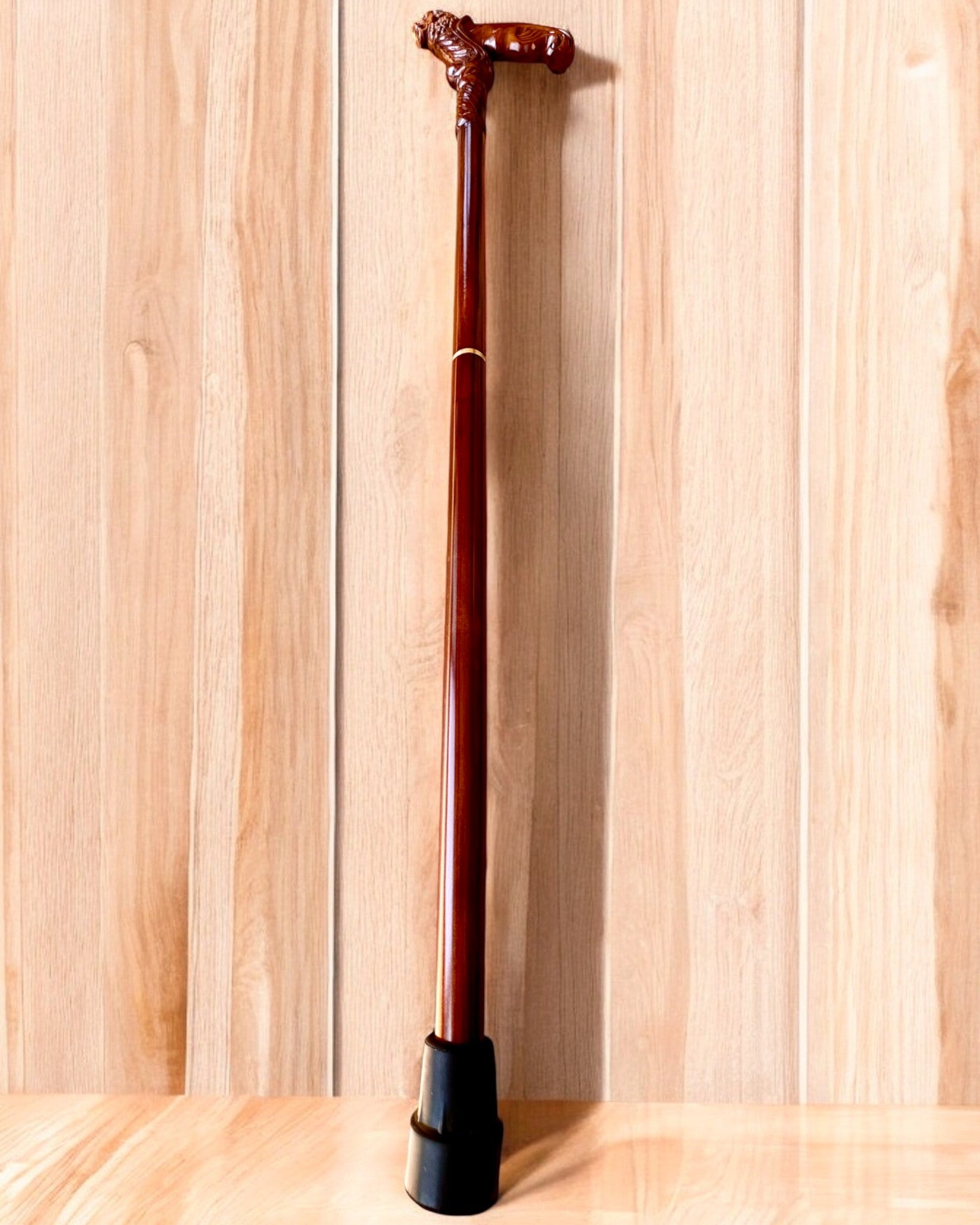 Ραβδί Περίπατου 'Ραβδί "Βασιλιάς της Ζούγκλας", ξύλινο, δυνατότητα εξατομίκευσης με χάραξη