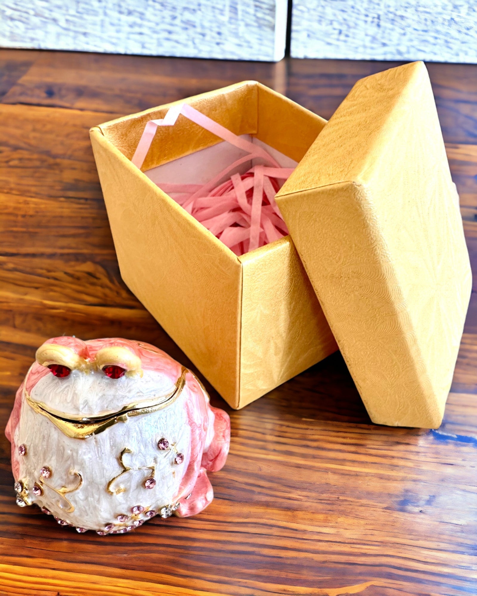 Διακοσμητικό κομψό κουτί "Żabi Skarb" για δώρο με δυνατότητα εξατομίκευσης και χάραξης