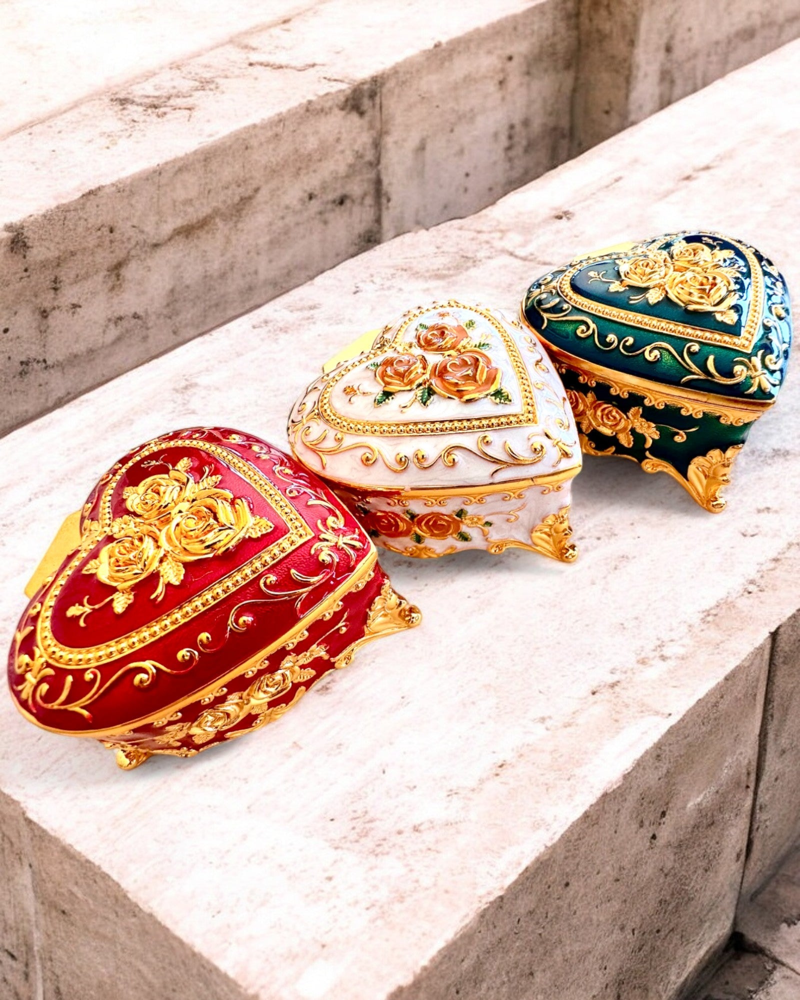 Κοσμηματοθήκη "Royal Elegance" - με επιλογή χάραξης για δώρο, 3 επιλογές διαθέσιμες