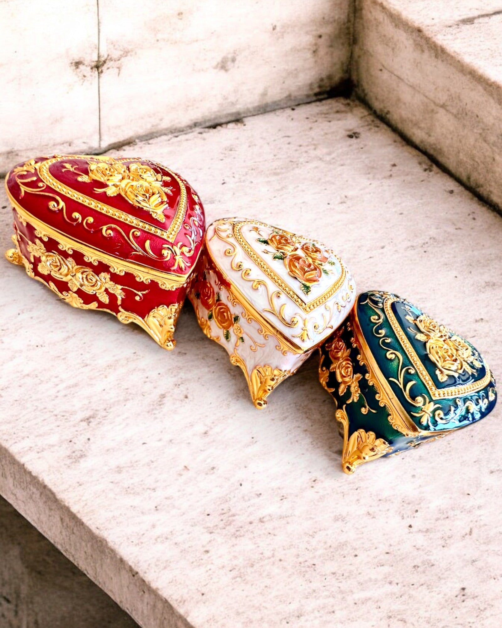 Κοσμηματοθήκη "Royal Elegance" - με επιλογή χάραξης για δώρο, 3 επιλογές διαθέσιμες