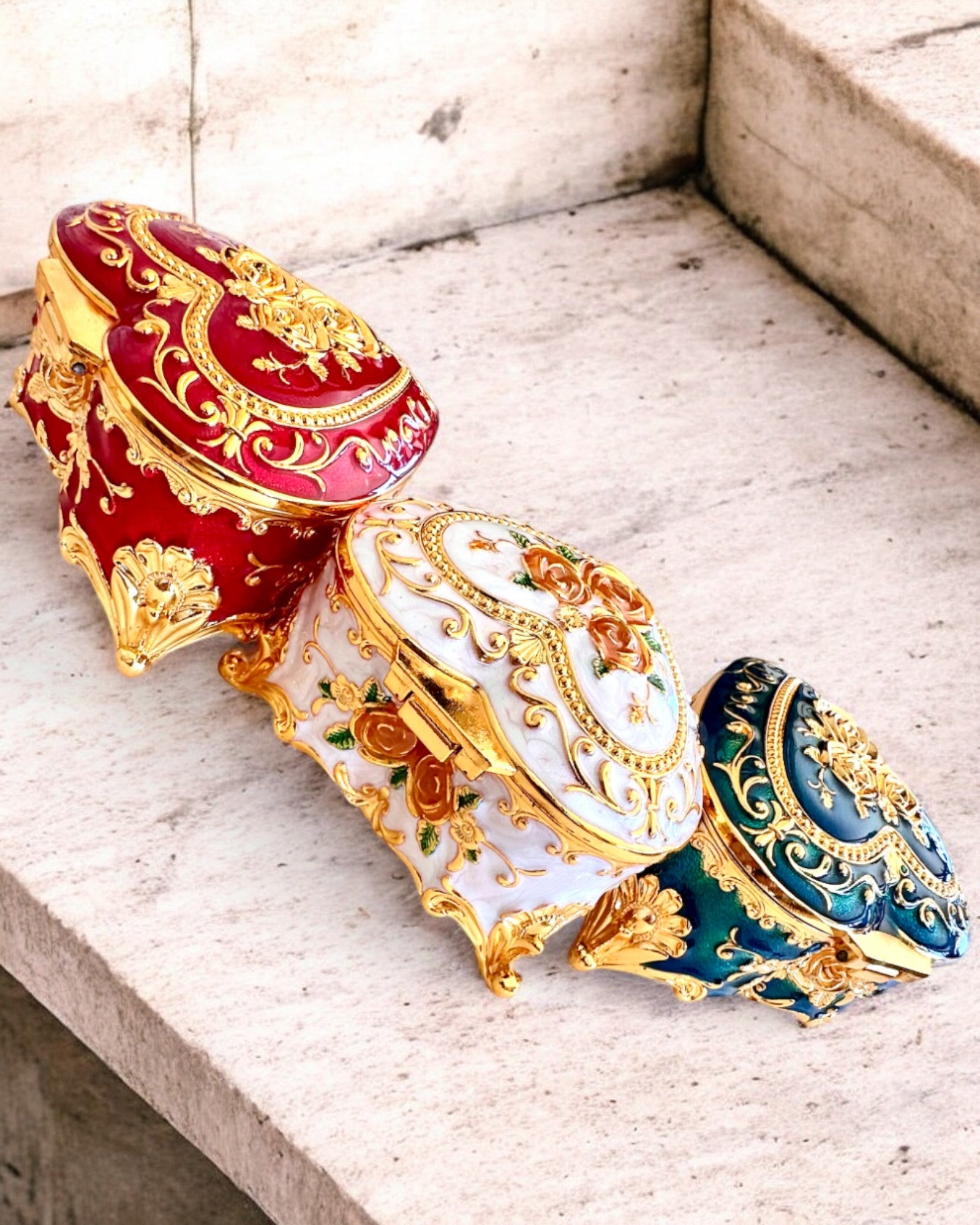 Κοσμηματοθήκη "Royal Elegance" - με επιλογή χάραξης για δώρο, 3 επιλογές διαθέσιμες