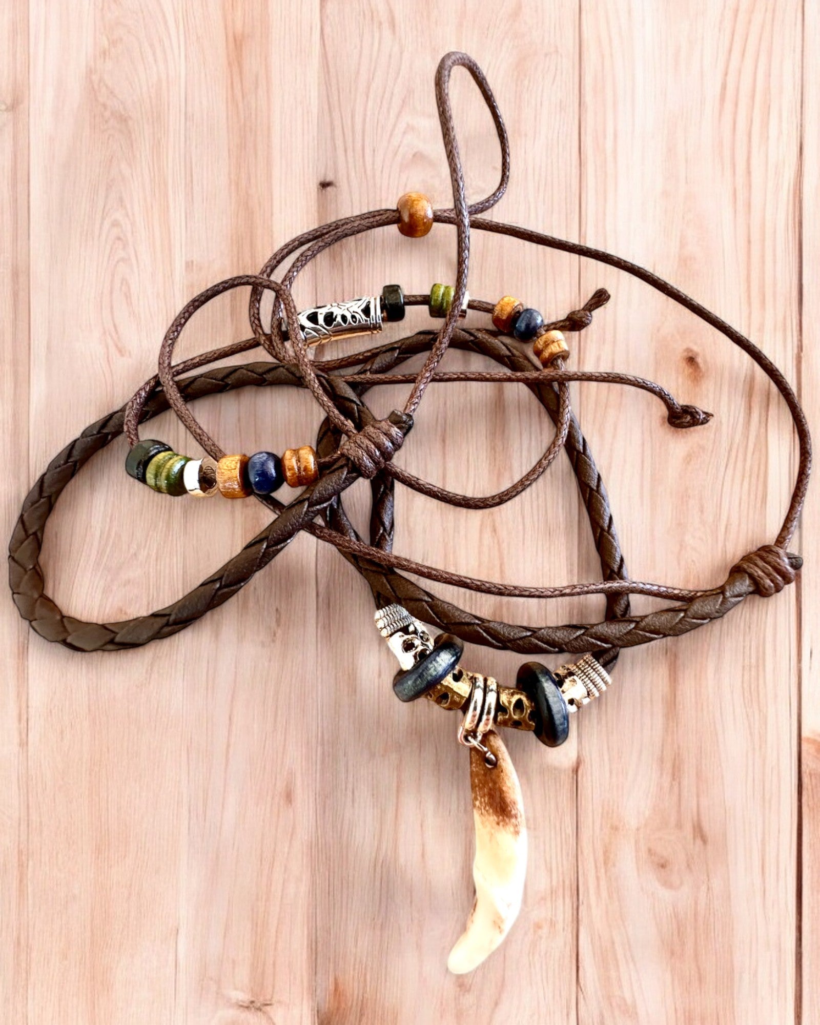 "Wilczy Ząb - Κολιέ Δύναμης - δυνατότητα εξατομίκευσης με χάραξη για δώρο"