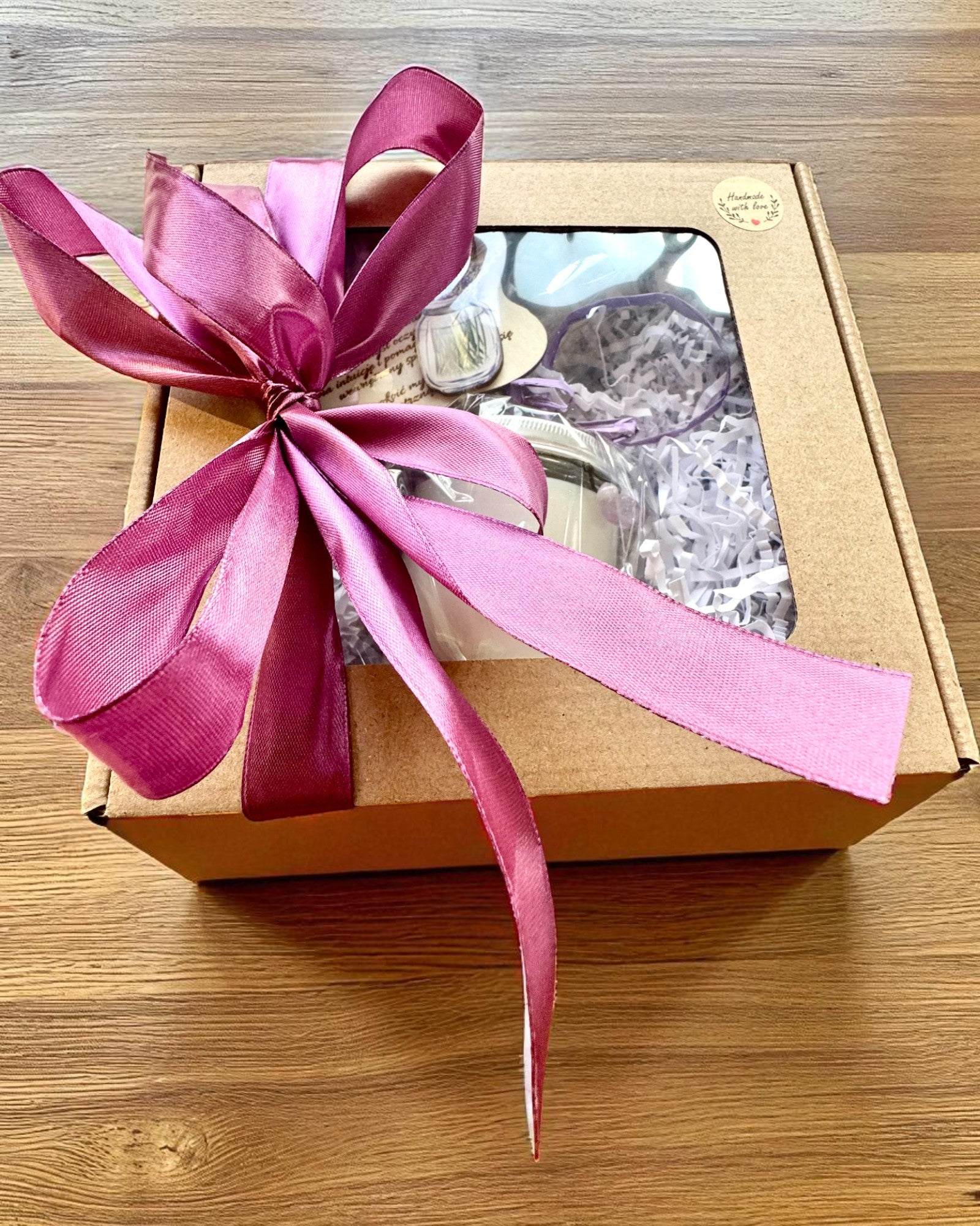 Σόγινο κερί πρόθεσης Αμέθυστος – ηρεμία, αρμονία και καθαρισμός, 250 ml, δυνατότητα εξατομίκευσης για δώρο