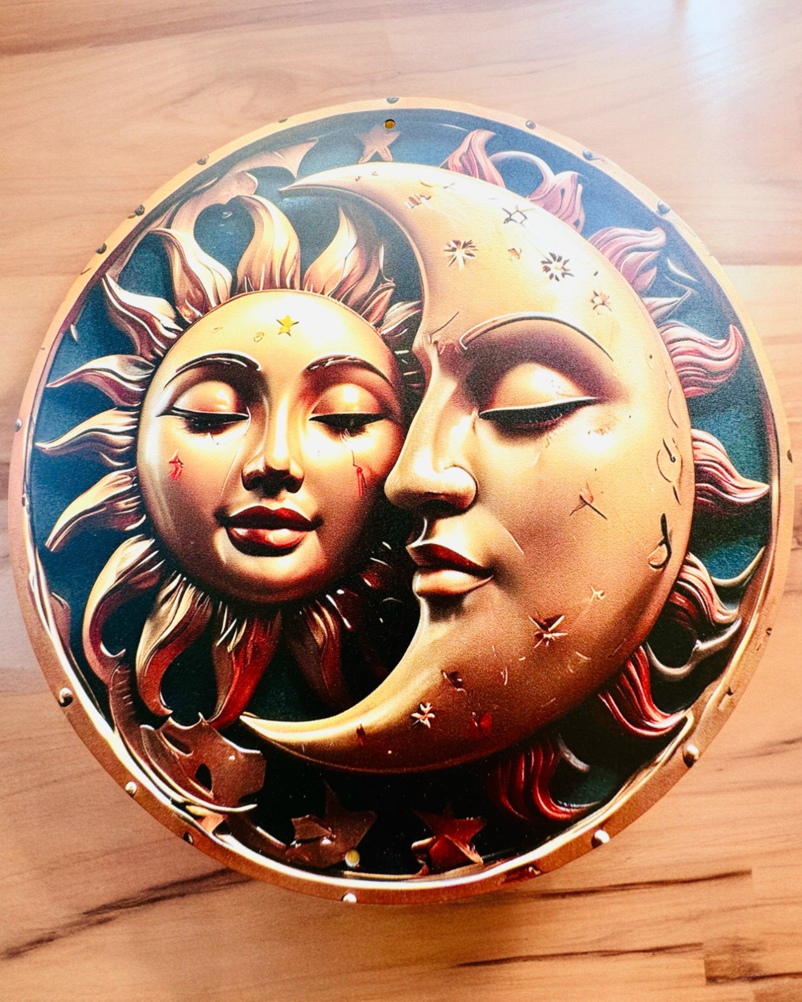 Μενταγιόν "Μαγικοί Κύκλοι της Φύσης" - δυνατότητα εξατομίκευσης με χάραξη. 3 επιλογές διαθέσιμες