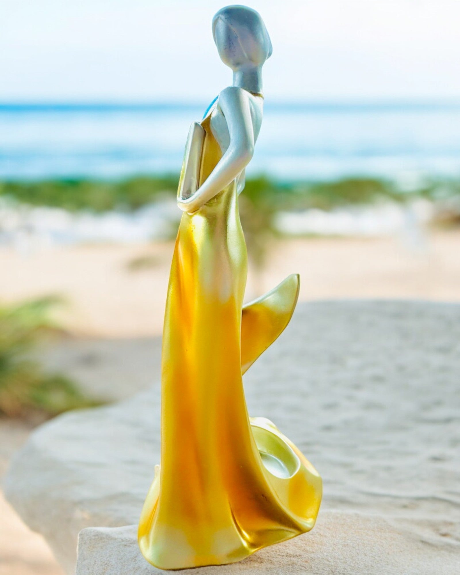 Κομψή Βάση για Μπουκάλι - Άγαλμα Κυρίας - εξατομίκευση με χάραξη, 2 επιλογές διαθέσιμες