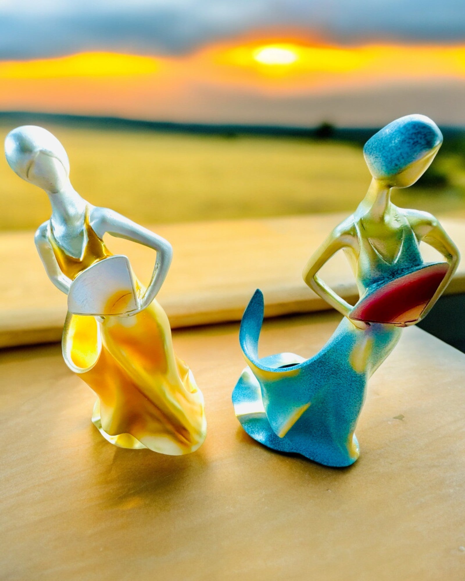 Κομψή Βάση για Μπουκάλι - Άγαλμα Κυρίας - εξατομίκευση με χάραξη, 2 επιλογές διαθέσιμες