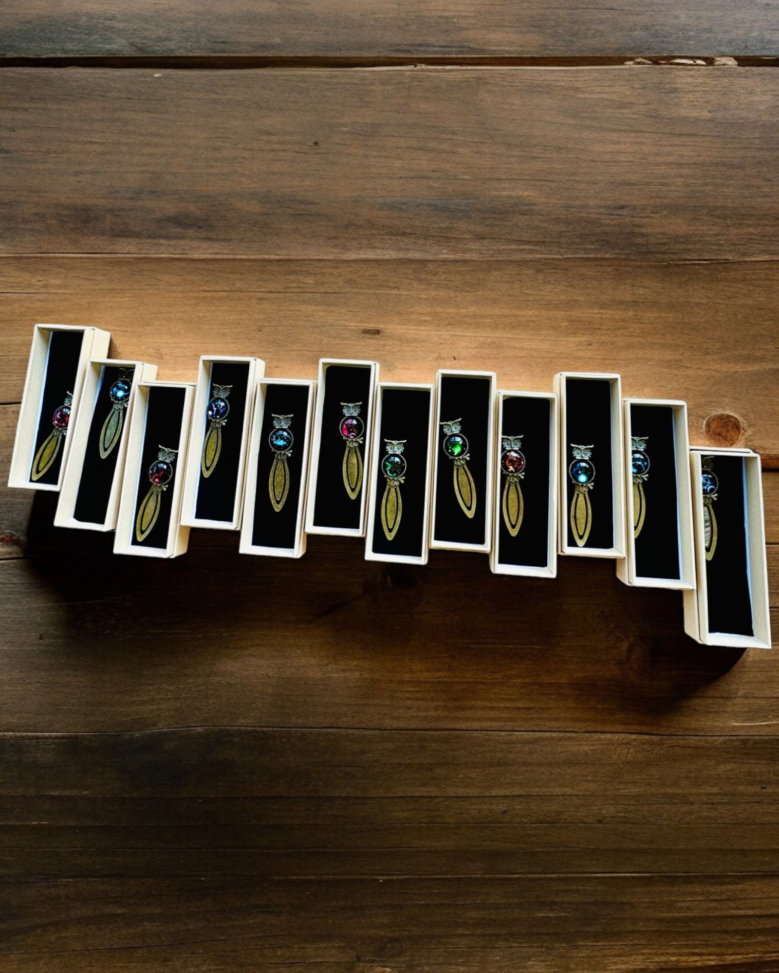 Σελιδοδείκτης "Κουκουβάγια με Αστερισμούς" - 12 επιλογές, εξατομίκευση με χάραξη