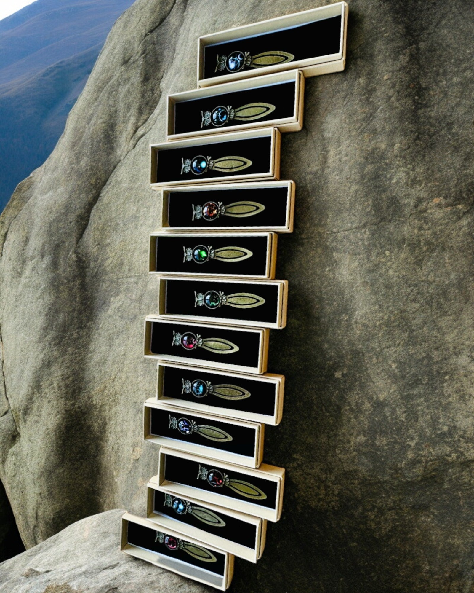 Σελιδοδείκτης "Κουκουβάγια με Αστερισμούς" - 12 επιλογές, εξατομίκευση με χάραξη