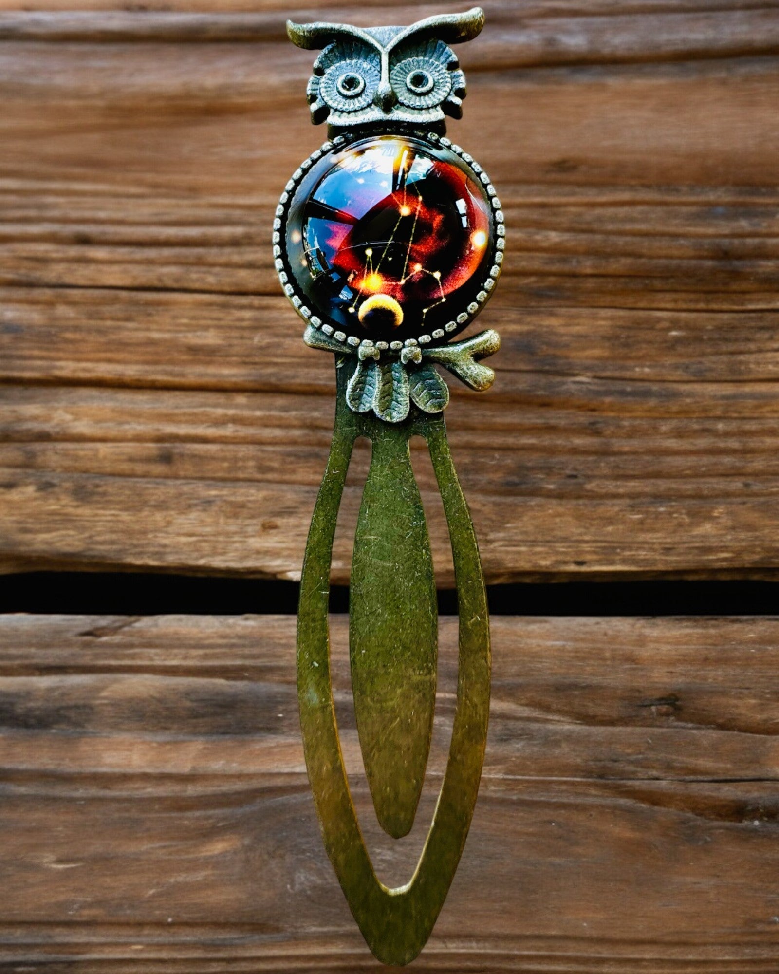 Σελιδοδείκτης "Κουκουβάγια με Αστερισμούς" - 12 επιλογές, εξατομίκευση με χάραξη