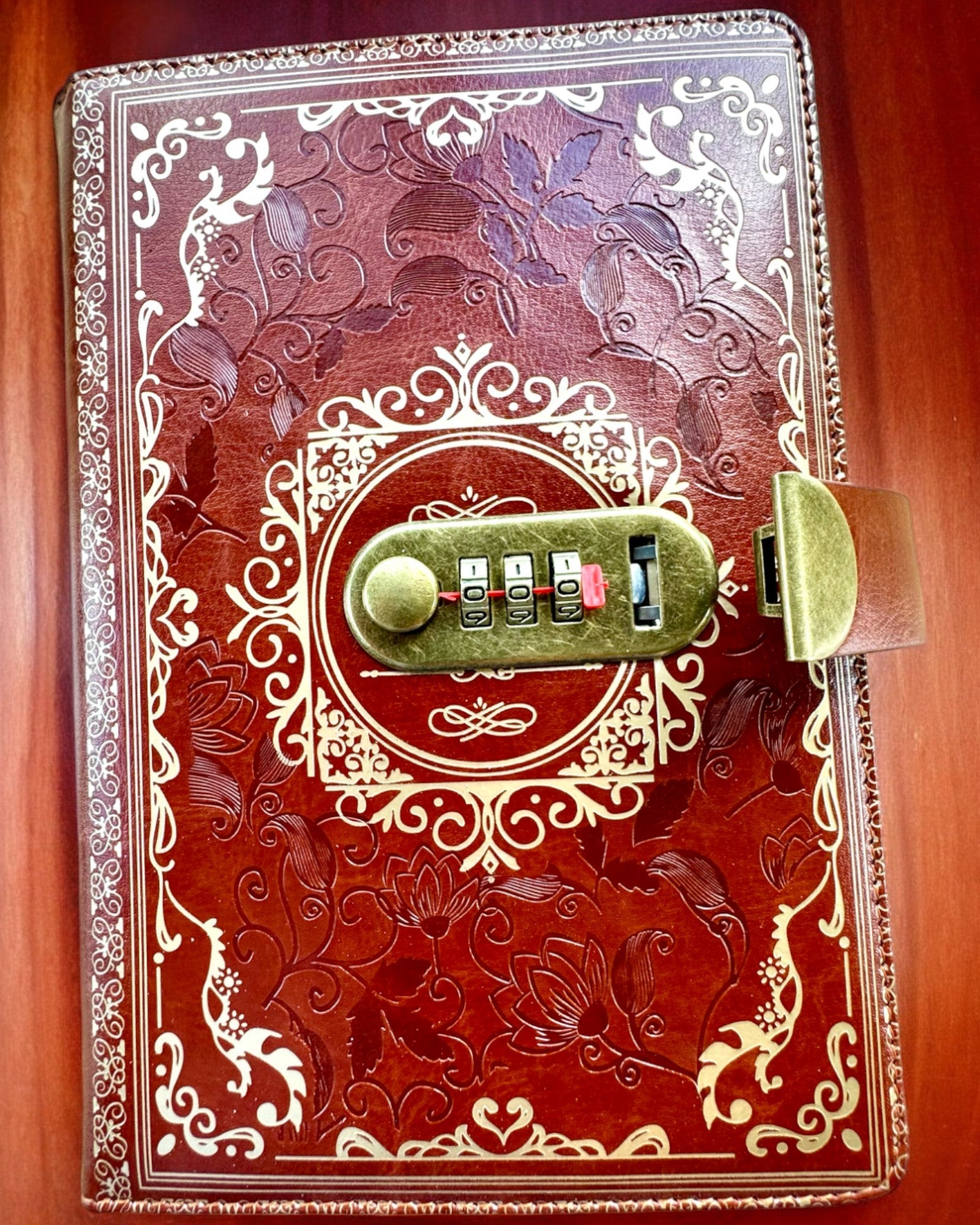 Αποκλειστικό Δερμάτινο Σημειωματάριο "Sekretnik" A5 με Κλειδαριά Συνδυασμού - εξατομίκευση με χάραξη