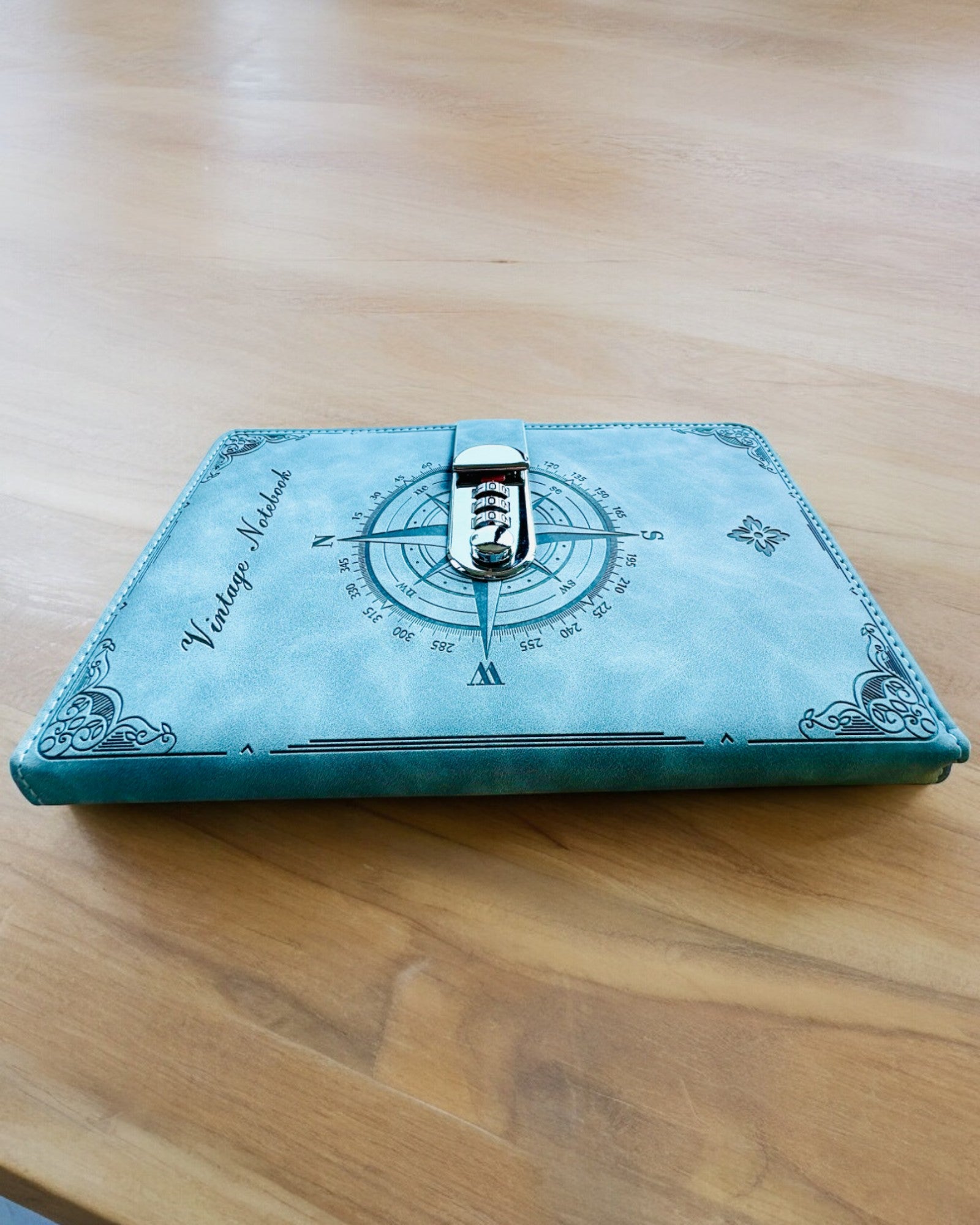 Μυστικό Σημειωματάριο A5 Vintage με κωδικό κλειδώματος - Επιλέξτε το Στυλ σας, εξατομίκευση με χάραξη για δώρο