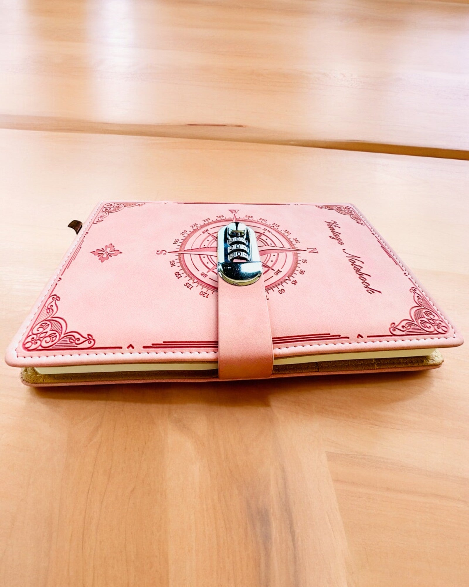 Μυστικό Σημειωματάριο A5 Vintage με κωδικό κλειδώματος - Επιλέξτε το Στυλ σας, εξατομίκευση με χάραξη για δώρο