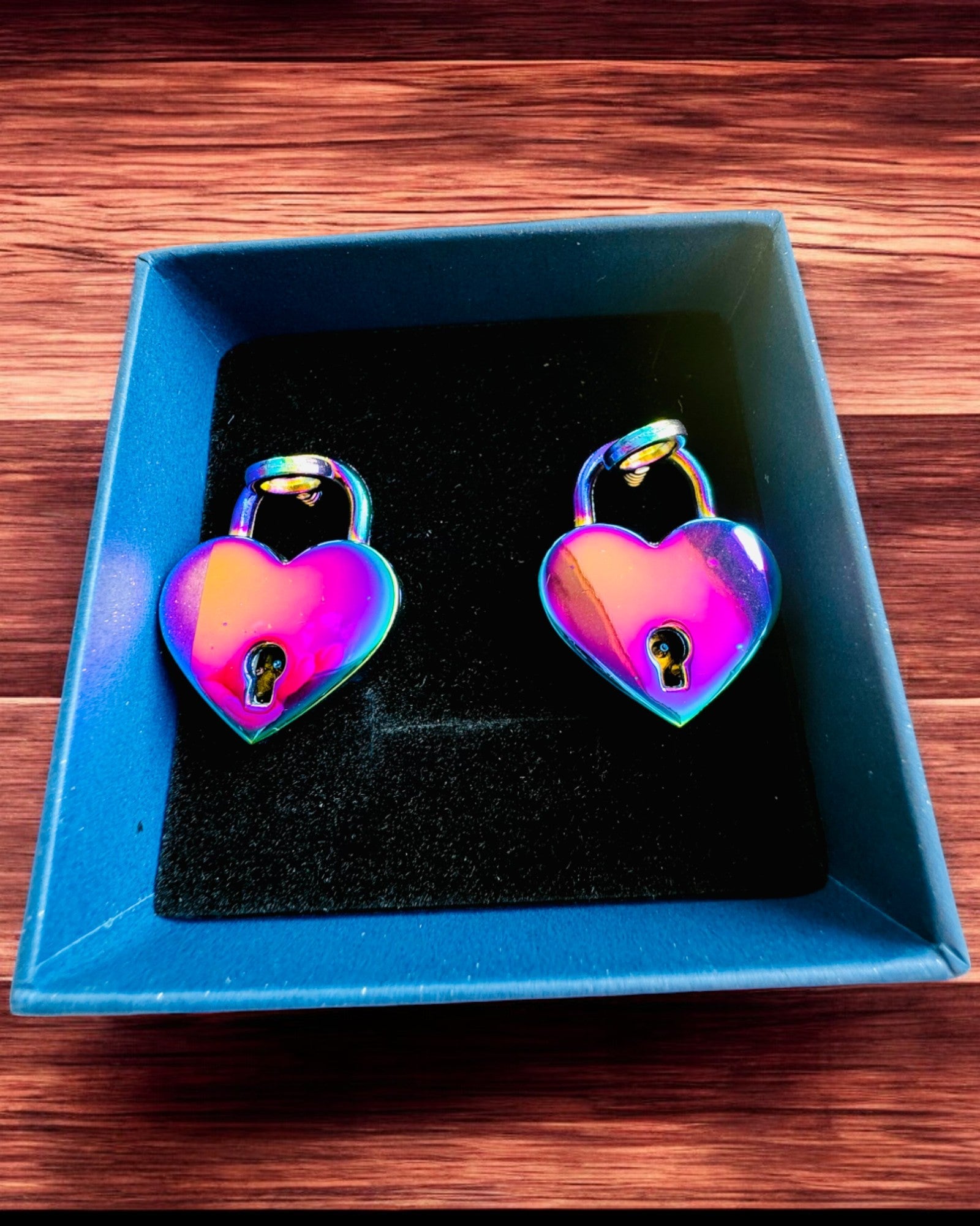 Miłosne Mini Kłódki Serce DeLuxe, Zestaw 2 kłódek z kluczykami, 6 wariantów do wyboru, możliwość personalizacji grawerem na prezent