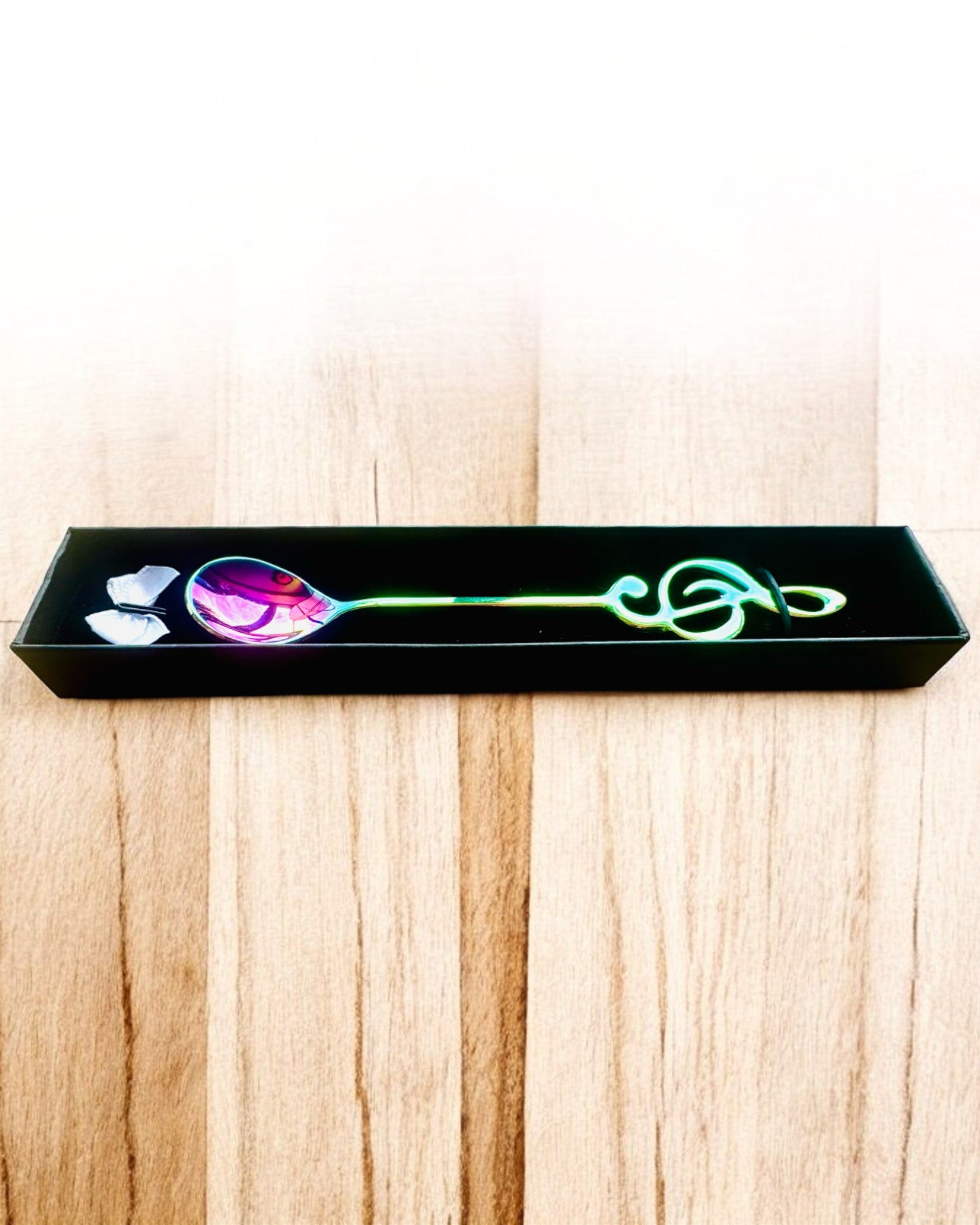 Κομψό Κουταλάκι με Κλειδί του Σολ – Προσωποποιημένο για δώρο, 2 διαθέσιμες χρωματικές επιλογές