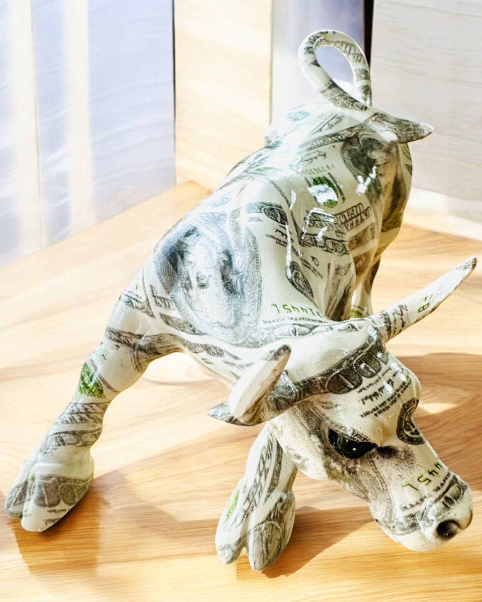 Διακοσμητικό Γλυπτό Ταύρος "BullArt" – Μοναδική Τέχνη με Δυνατότητα Χαρακτικής - 4 χρωματικές παραλλαγές, για εξατομικευμένο δώρο