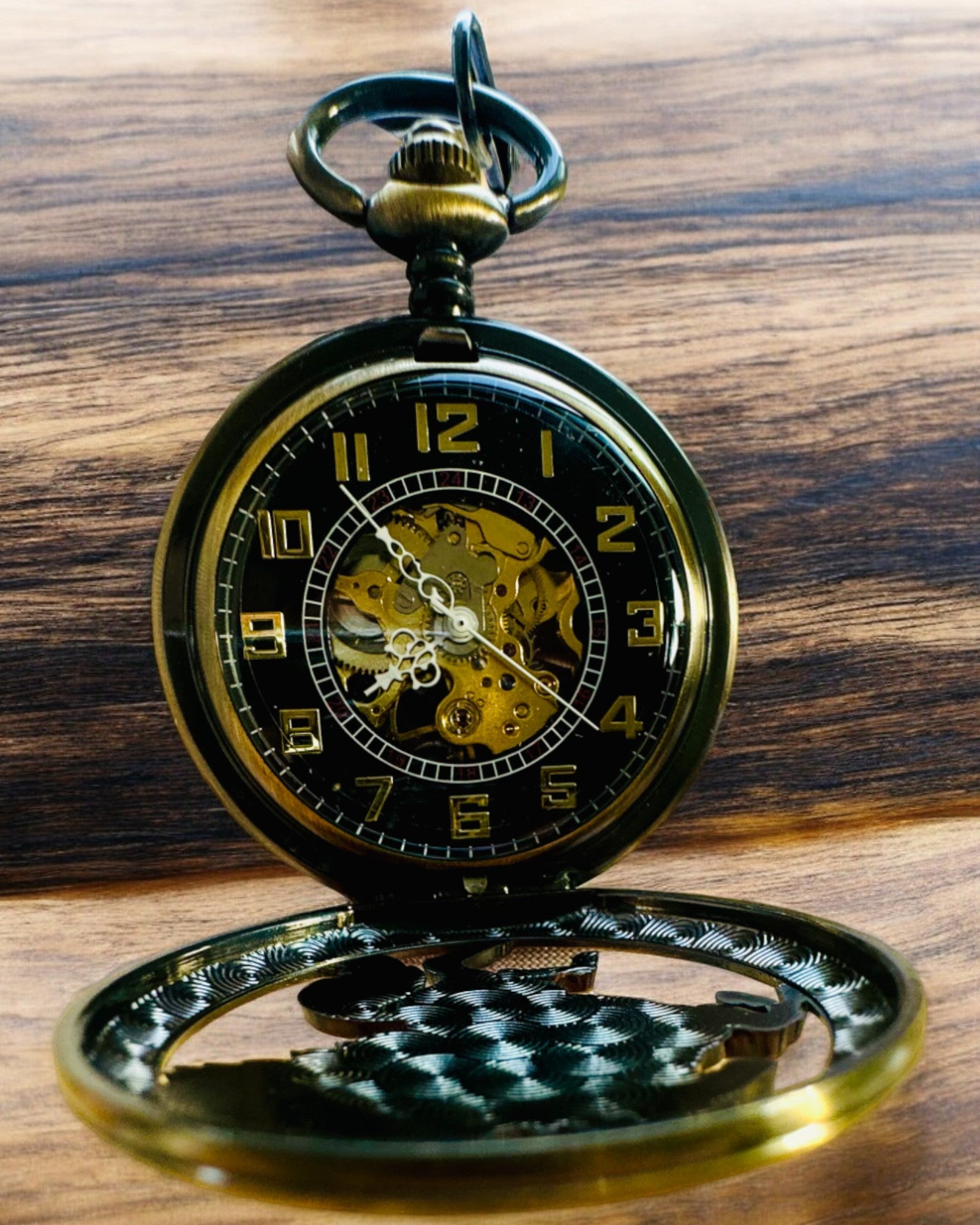 Ρολόι Τσέπης "Equus Tempus" - Χρώμα: Χάλκινο, με Μοτίβο Αλόγου, δυνατότητα εξατομίκευσης με χάραξη