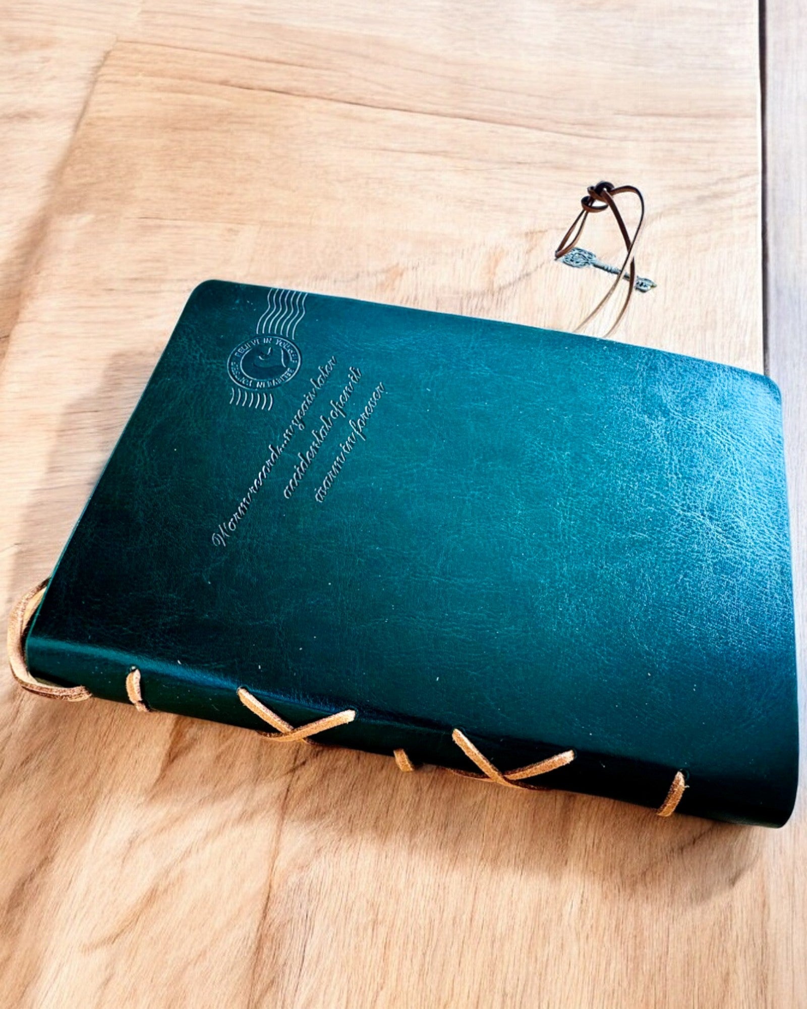 Vintage Σημειωματάριο "Κλειδί του Παρελθόντος" - Δυνατότητα χάραξης για δώρο, σημειωματάριο