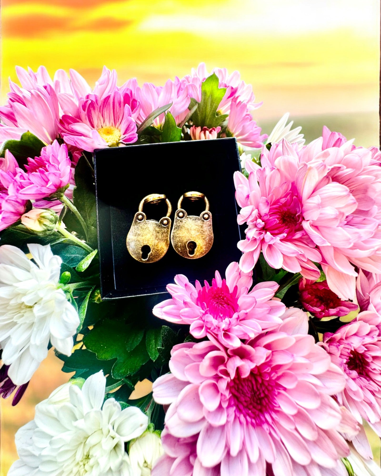 Μικροσκοπικά Λουκέτα Αγάπης - Σετ 2 Χαραγμένων Ρετρό Λουκέτων, εξατομίκευση για δώρο