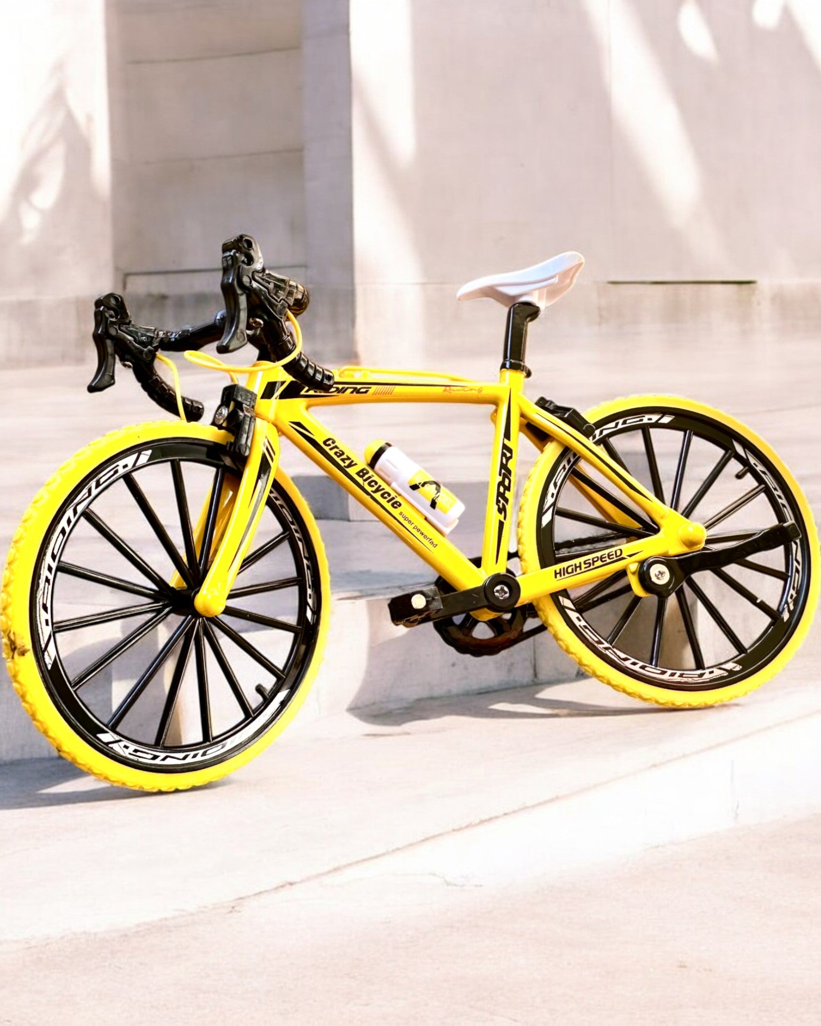 Μινιατούρα Μεταλλικό Μοντέλο Κόκκινο Ποδήλατο "SpeedMaster" εξατομίκευση με χάραξη για δώρο, 2 χρωματικές παραλλαγές