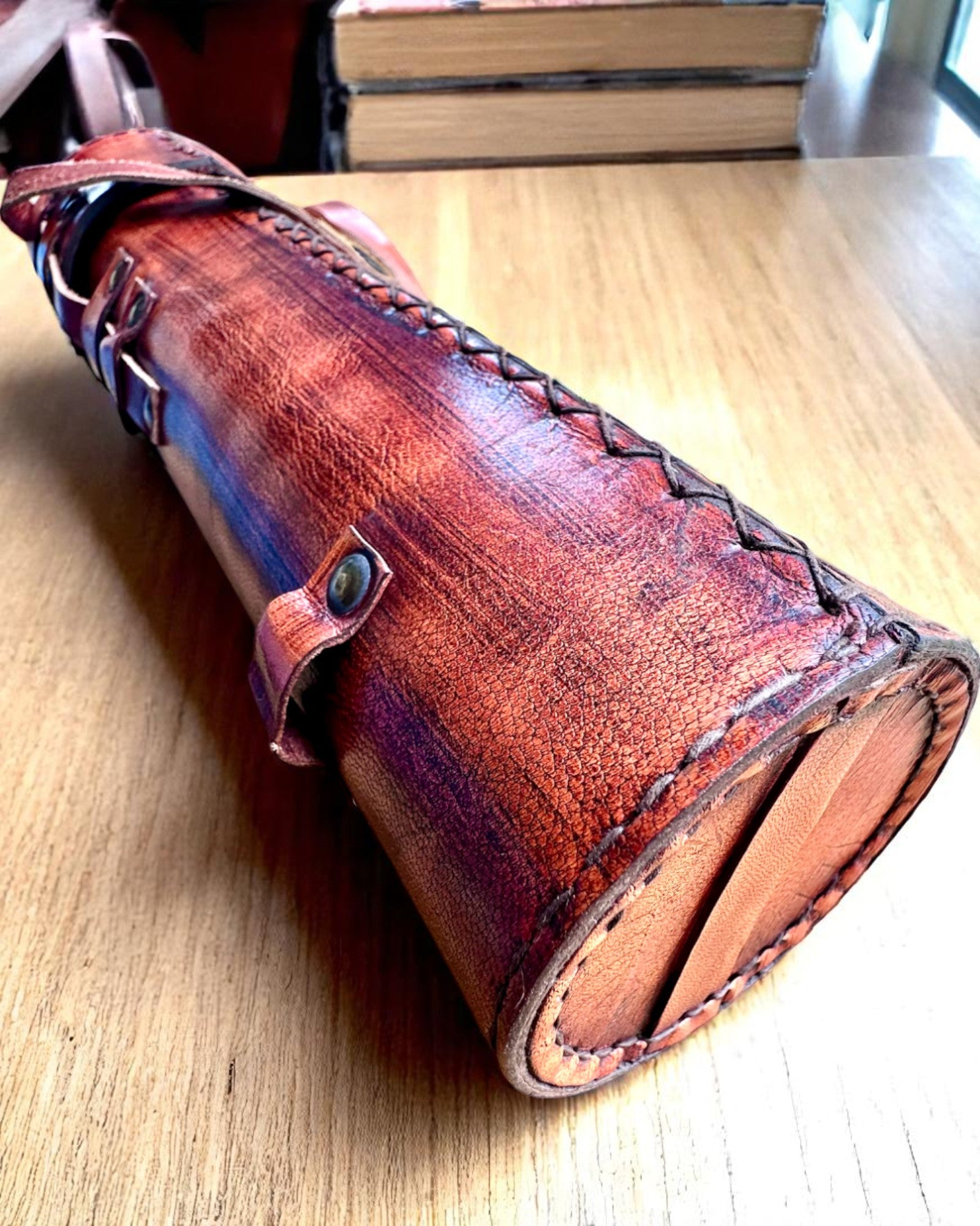 Βασιλική Διόπτρα "Voyager 1818" – Αποκλειστική, Ορειχάλκινη, 83 εκ., χειροποίητη, θήκη από Γνήσιο Δέρμα – Συλλεκτική Έκδοση, εξατομίκευση με χάραξη για δώρο