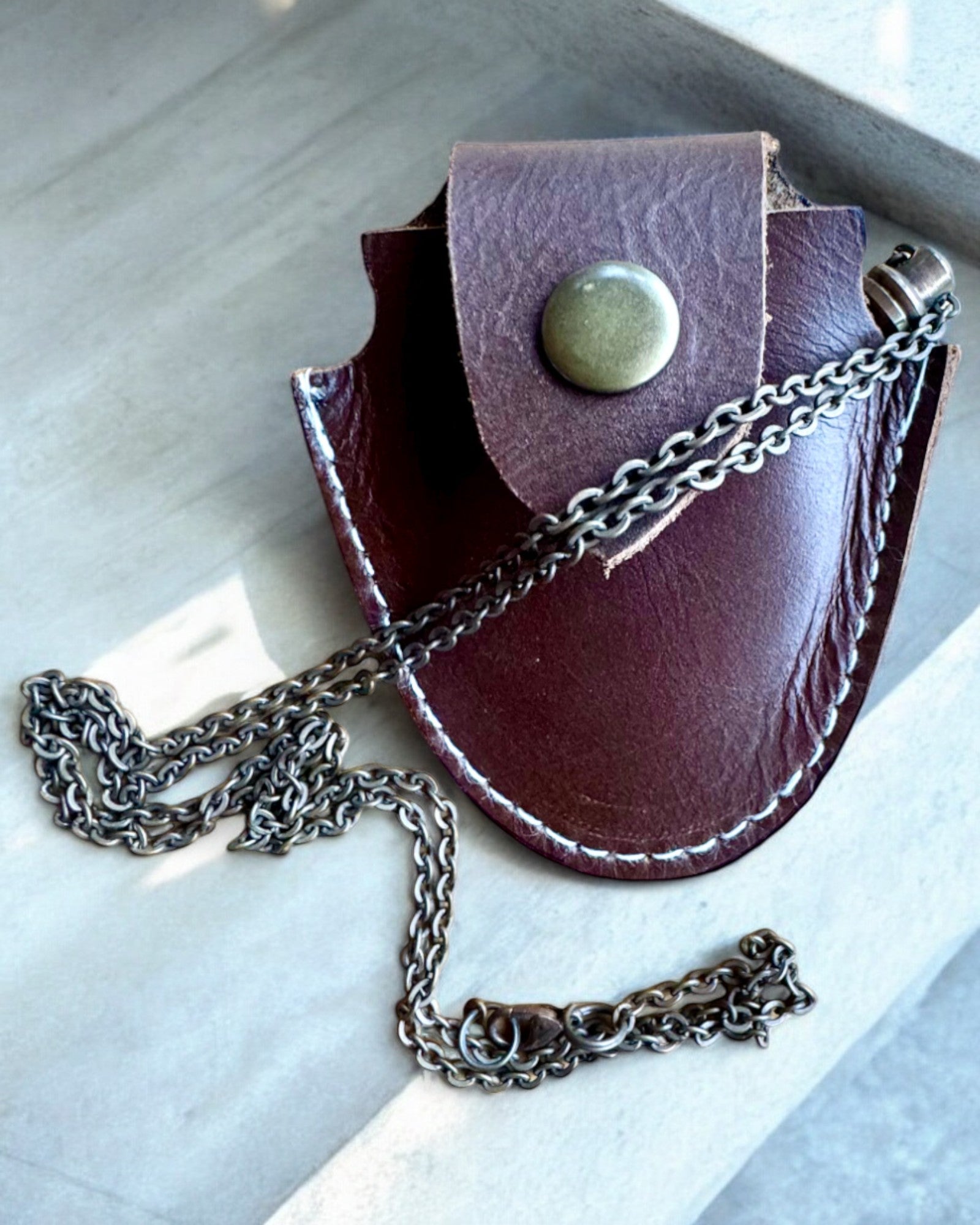 Vintage Look - Μεγεθυντικός Φακός από Γυαλί με Δερμάτινη Θήκη, δυνατότητα εξατομίκευσης με χάραξη