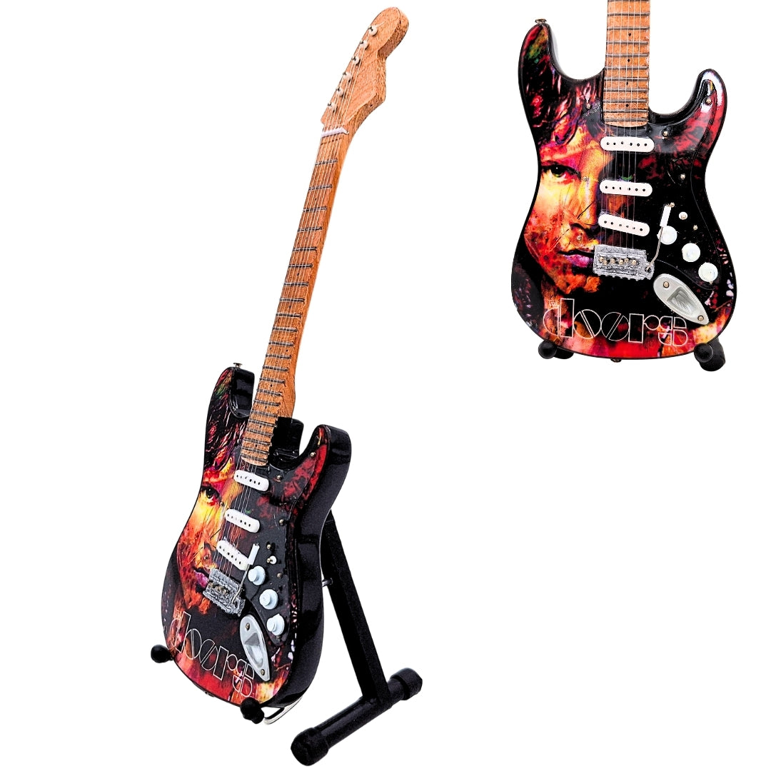 Mini Gitara Jim Morrison The Doors - Drewno Mahoniowe – MGT-6569
