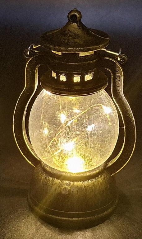 Lampka nocna LED - lampa naftowa - P101