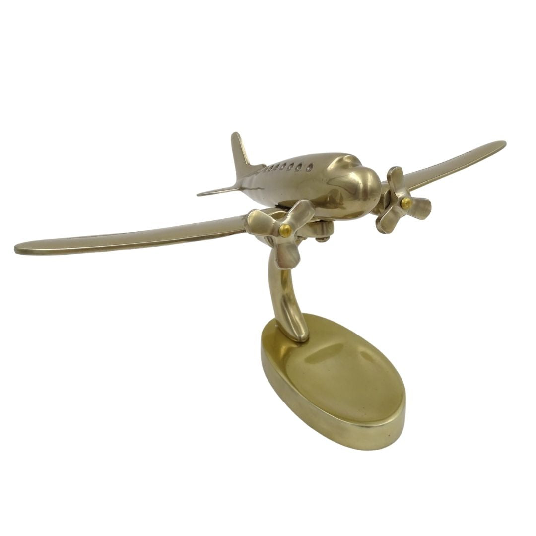 Duży metalowy model samolotu dwusilnikowego – 90549