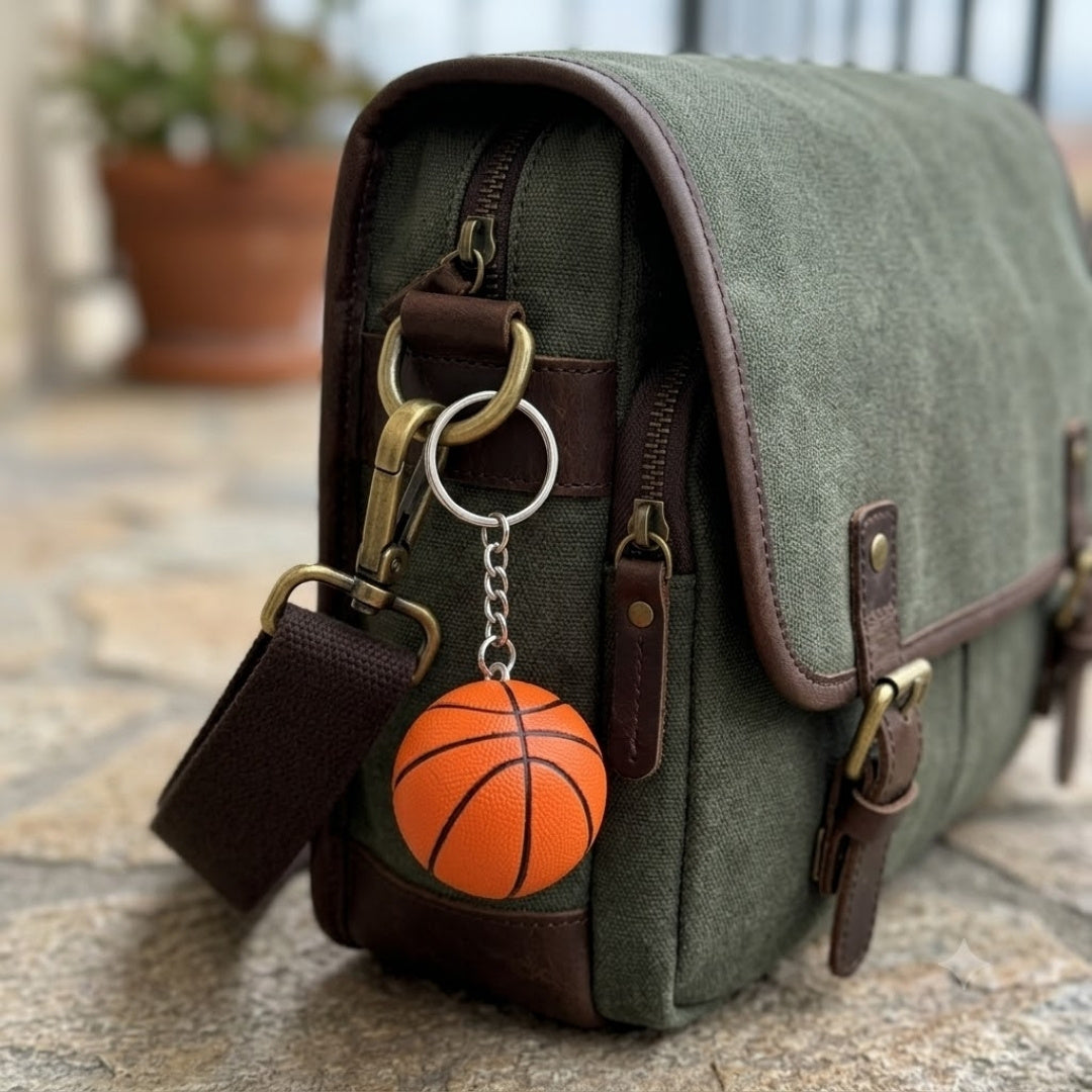 Sportowy Brelok do Kluczy Koszykówka – Prezent dla Koszykarza - BBK-001