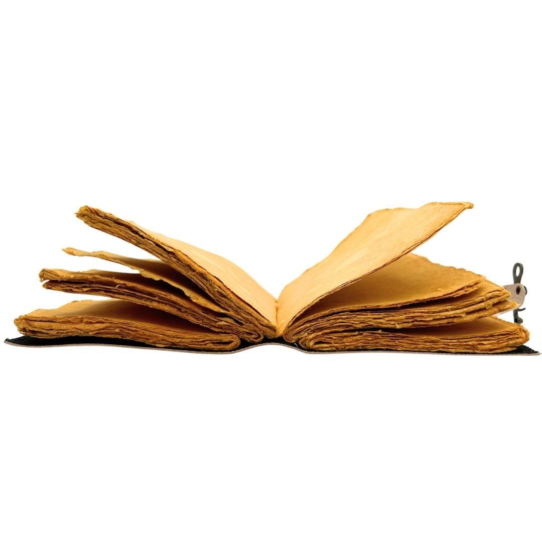 Notes Skórzany Retro z Fazami Księżyca – skóra kozia, 200 stron, papier 150 GSM – H080