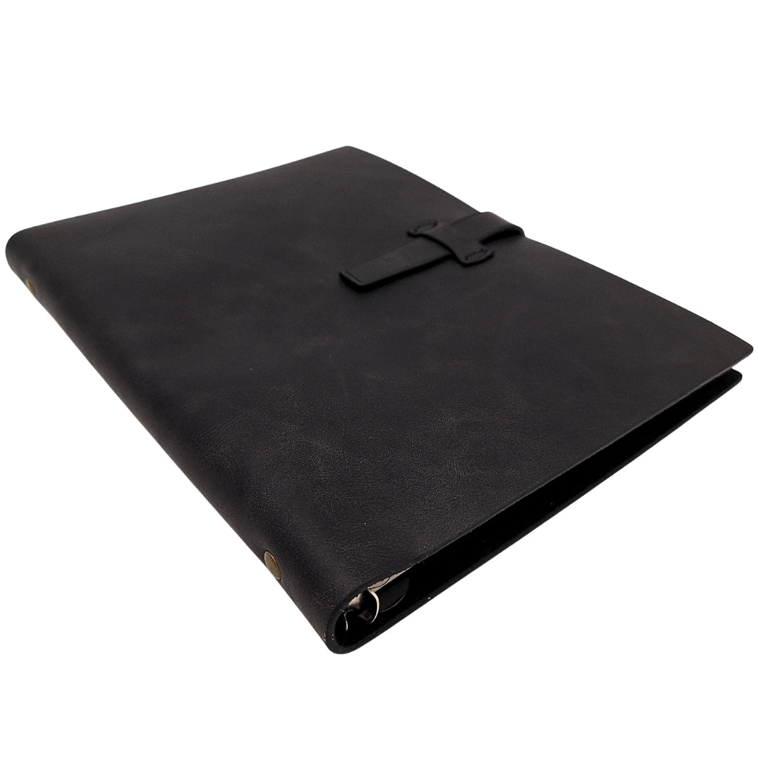 Elegancki Notes Skórzany A5 Vintage Retro z Zamknięciem – Pamiętnik Dziennik – EE4