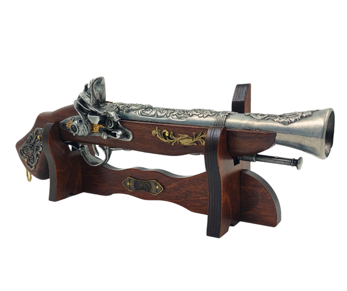 Duży Pistolet Włoski na Stojaku - Replika XVII wiek – 163S